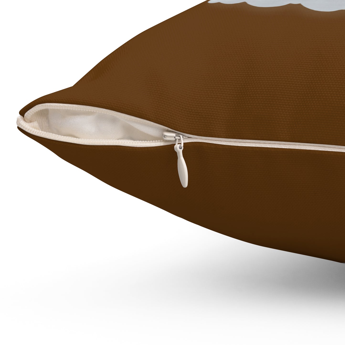 Spun Polyester Square Pillow with Inspirational Quote, Faith-Based Home Decor, Gift for Friends, Spiritual Living Room Accent