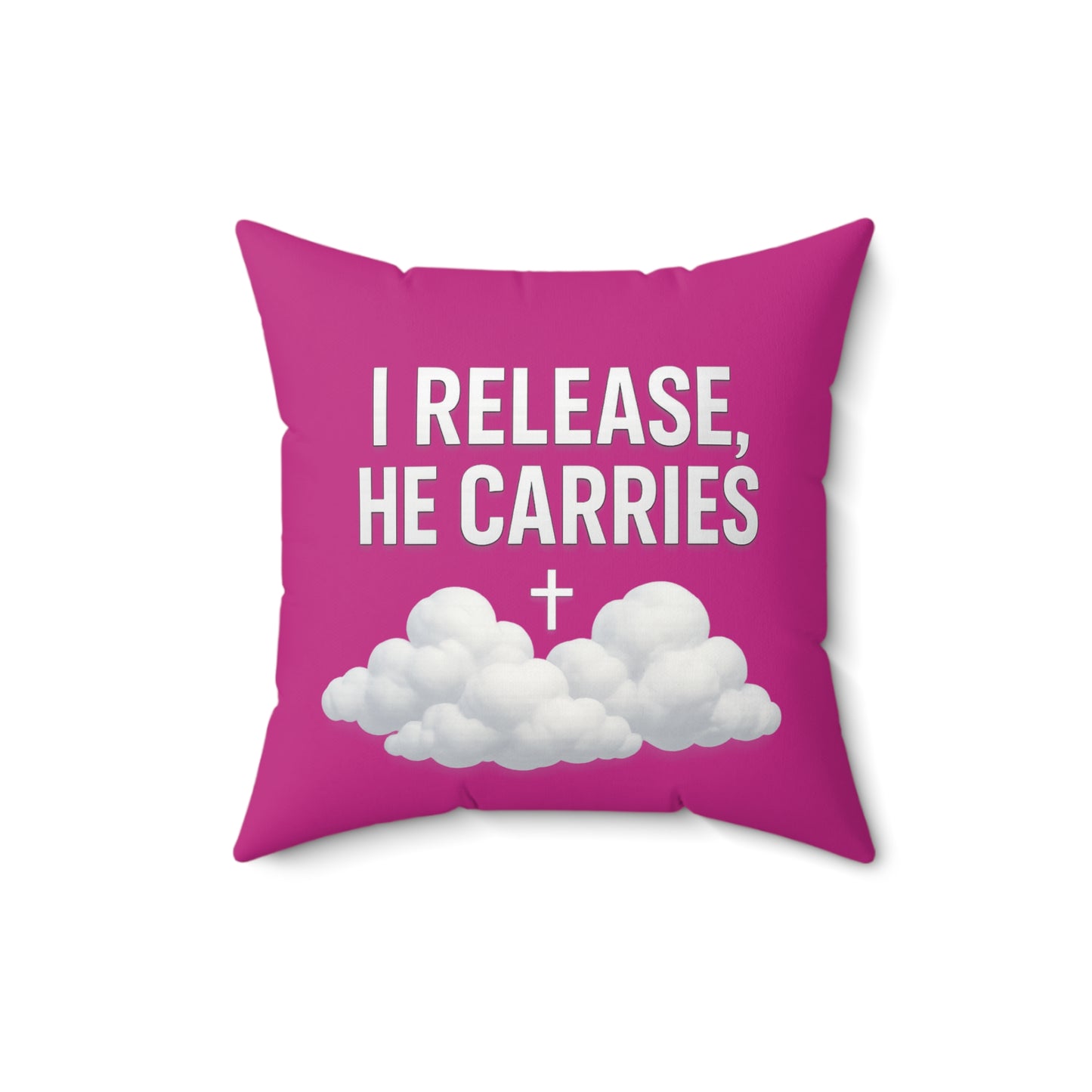 Spun Polyester Square Pillow