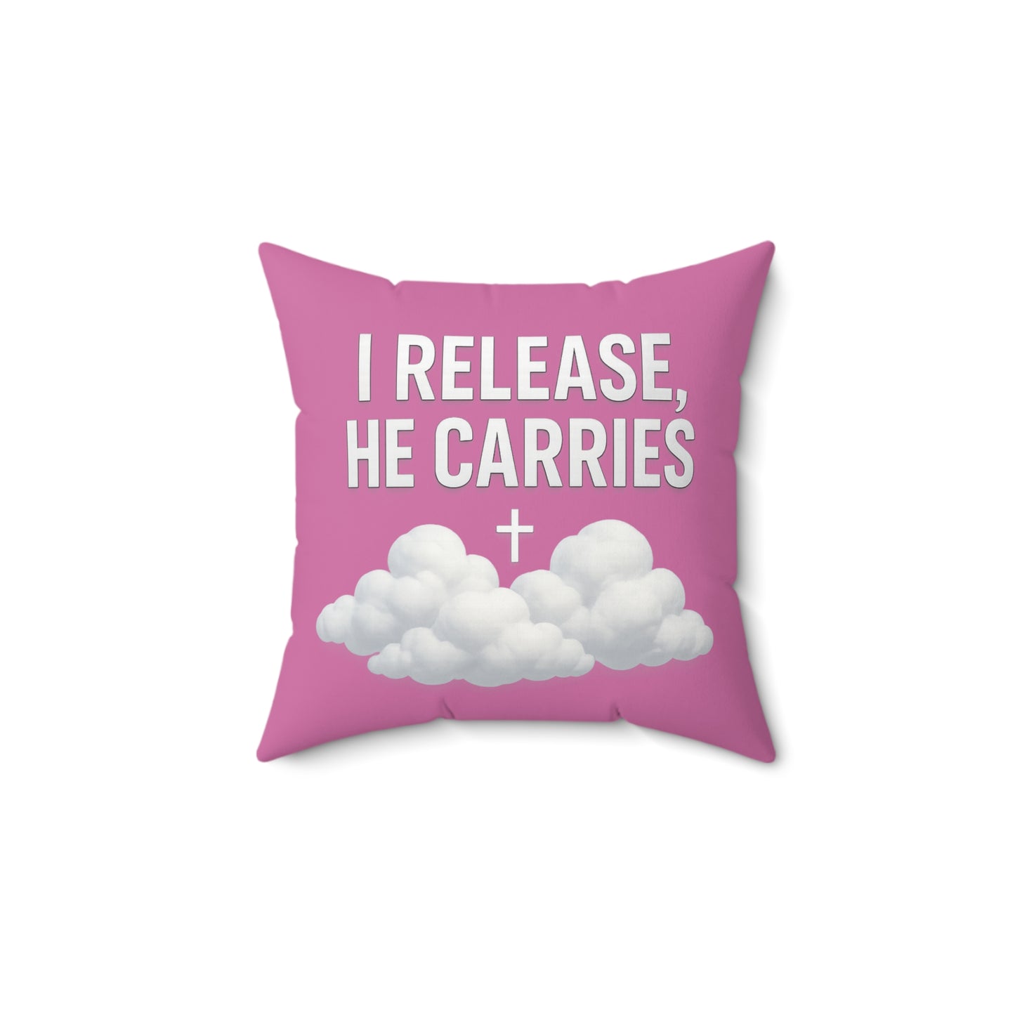 Inspirational Throw Pillow, Motivational Home Decor, Religious Gift, Uplifting Cushion, Stylish Accent for Living Room