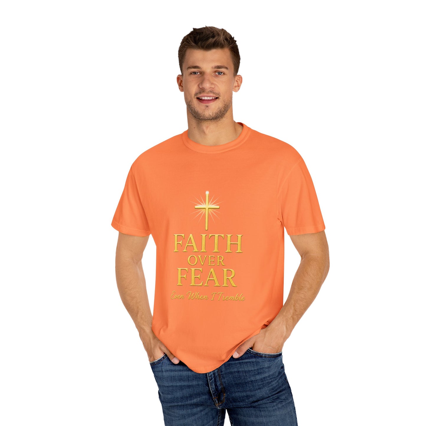 Faith Over Fear Unisex T-Shirt | Inspirational Tee for Faith lovers, Believers, Christians, Motivational Gifts, Everyday Wear