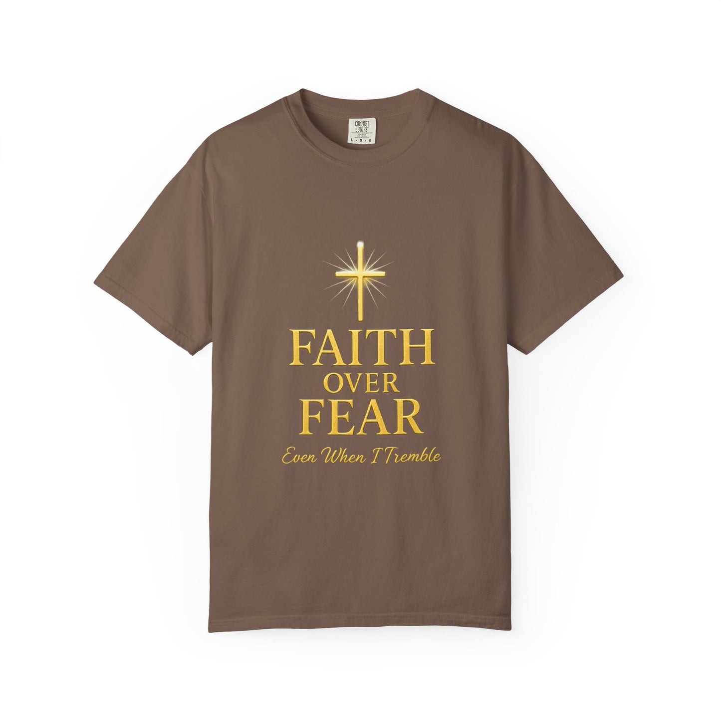 Faith Over Fear Unisex T-Shirt | Inspirational Tee for Faith lovers, Believers, Christians, Motivational Gifts, Everyday Wear