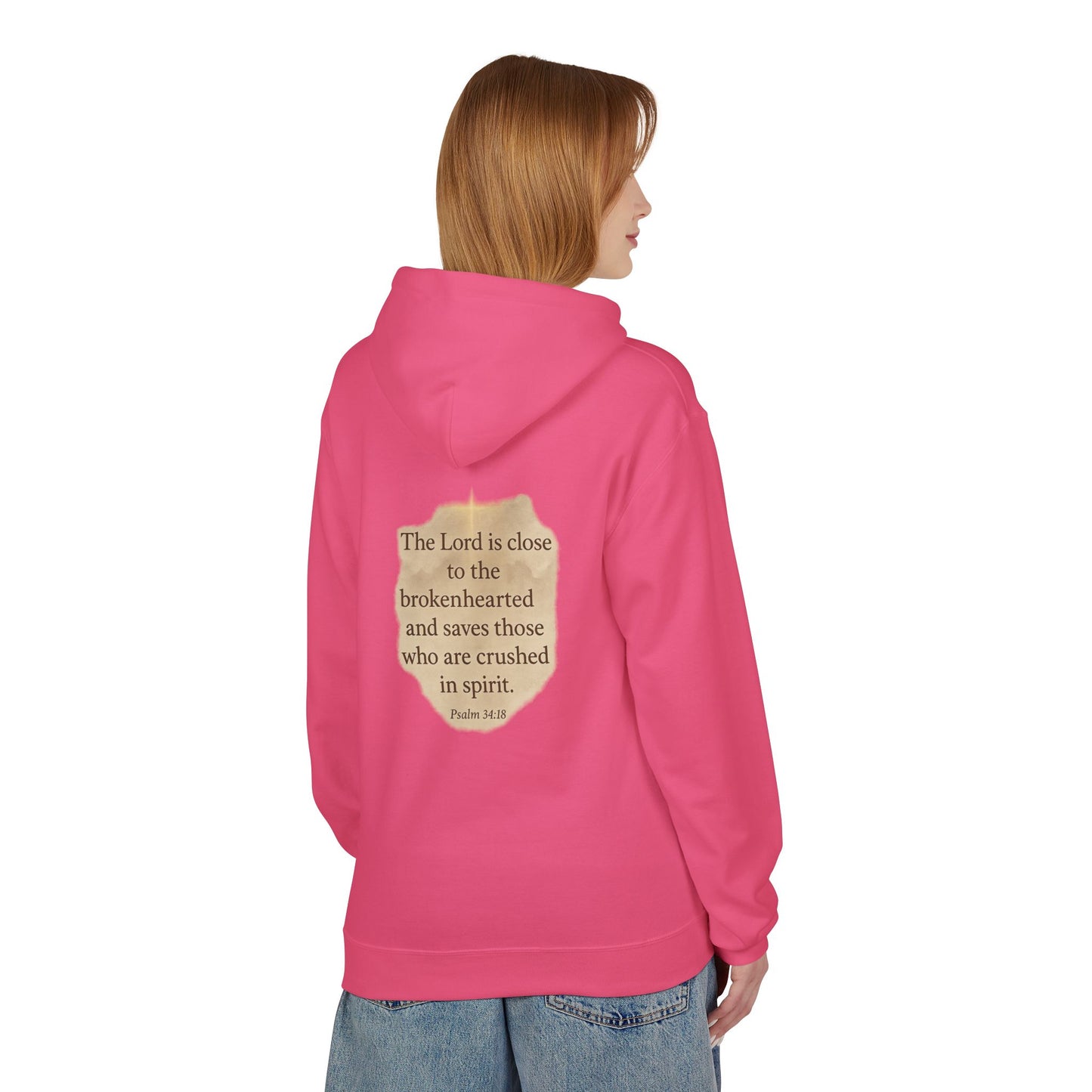 Comforting Quote Hoodie, Unisex Fleece Sweatshirt, Inspirational Apparel, Gift for Friend, Cozy Layering Piece