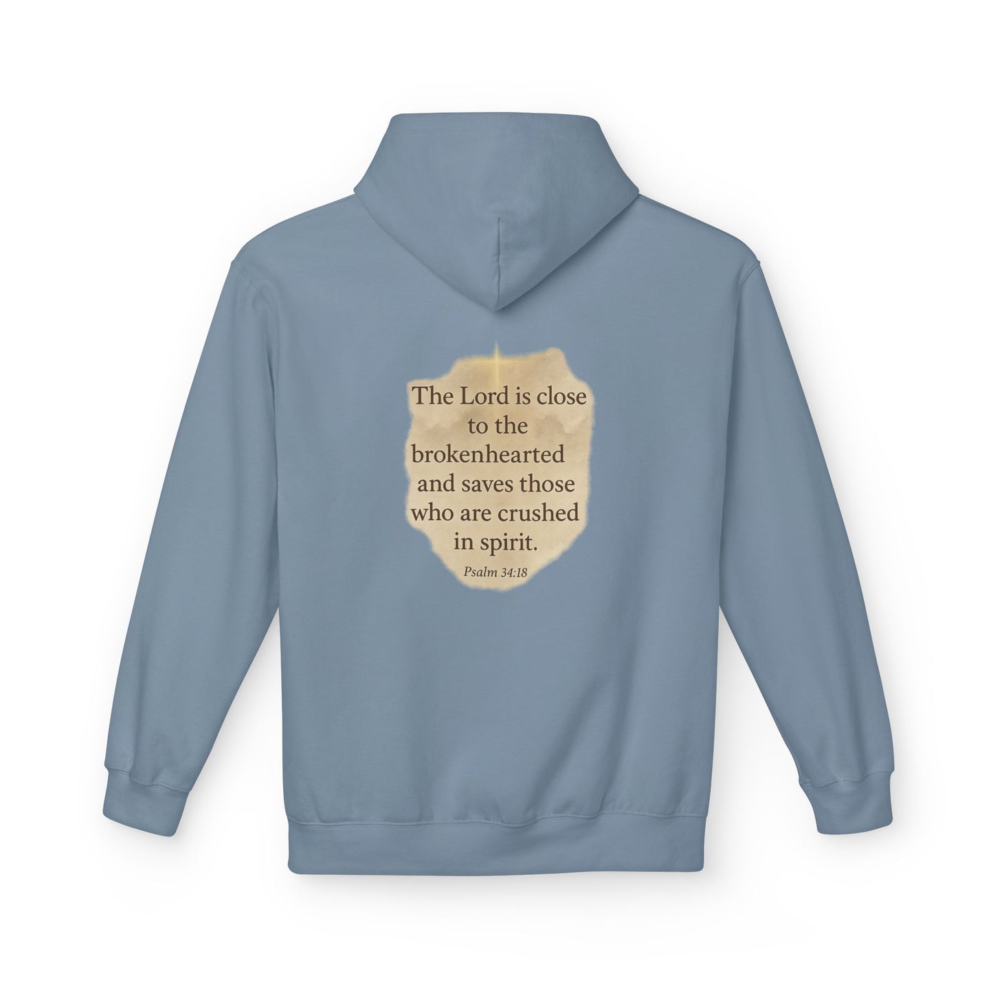Comforting Quote Hoodie, Unisex Fleece Sweatshirt, Inspirational Apparel, Gift for Friend, Cozy Layering Piece