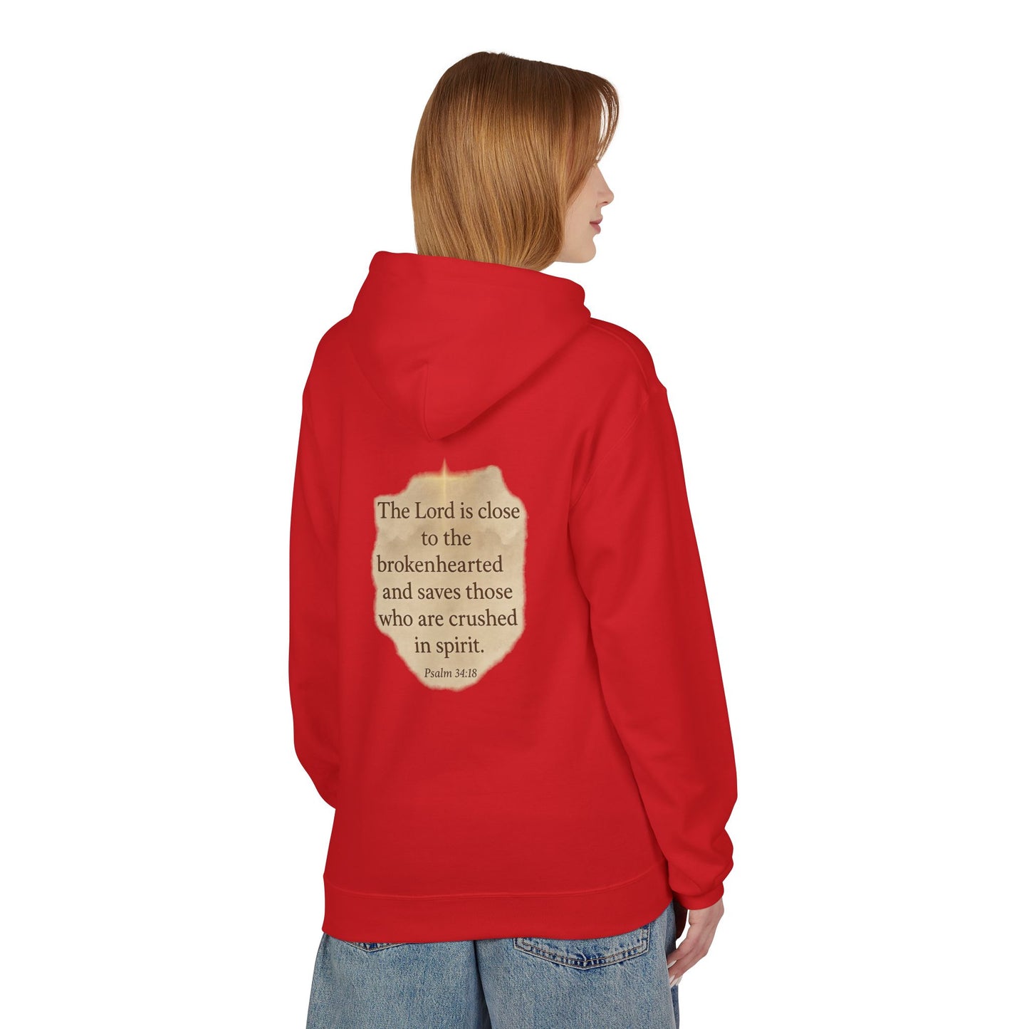 Comforting Quote Hoodie, Unisex Fleece Sweatshirt, Inspirational Apparel, Gift for Friend, Cozy Layering Piece
