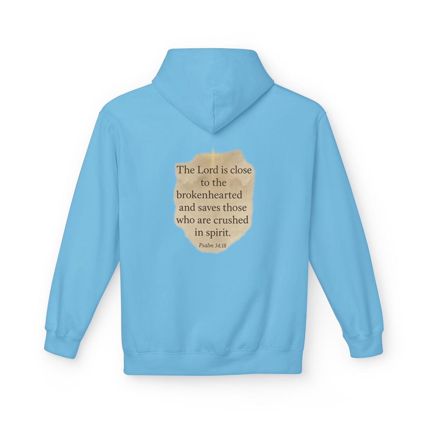 Comforting Quote Hoodie, Unisex Fleece Sweatshirt, Inspirational Apparel, Gift for Friend, Cozy Layering Piece
