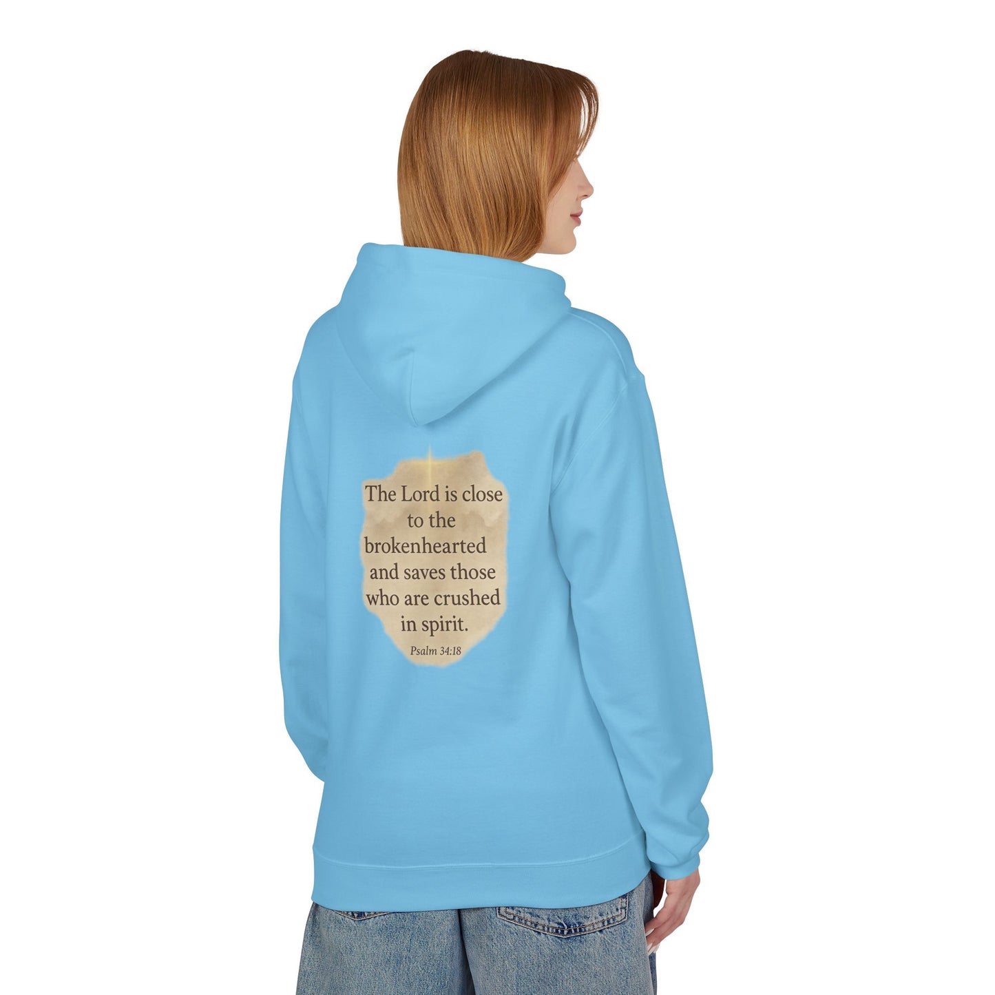 Comforting Quote Hoodie, Unisex Fleece Sweatshirt, Inspirational Apparel, Gift for Friend, Cozy Layering Piece