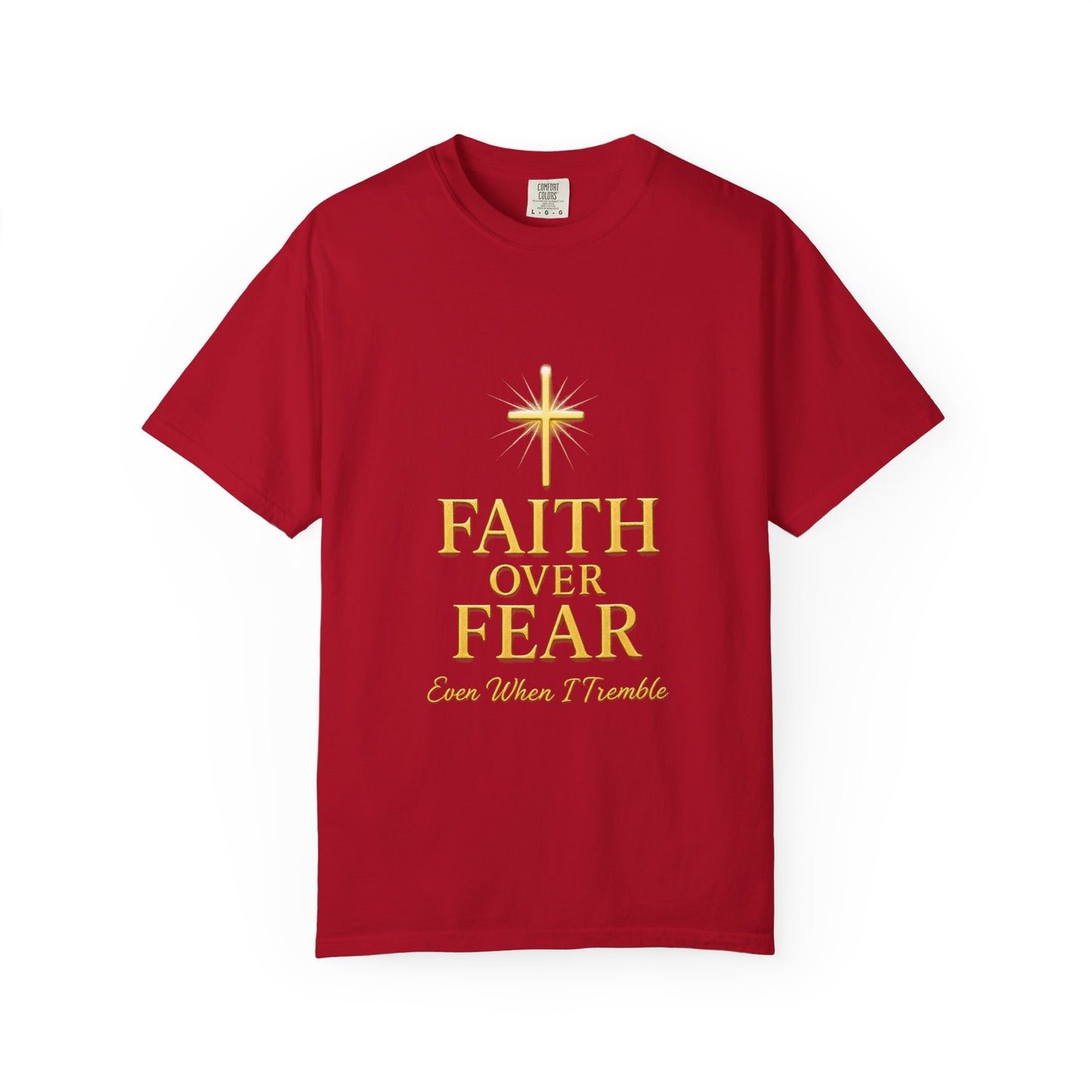 Faith Over Fear Unisex T-Shirt | Inspirational Tee for Faith lovers, Believers, Christians, Motivational Gifts, Everyday Wear