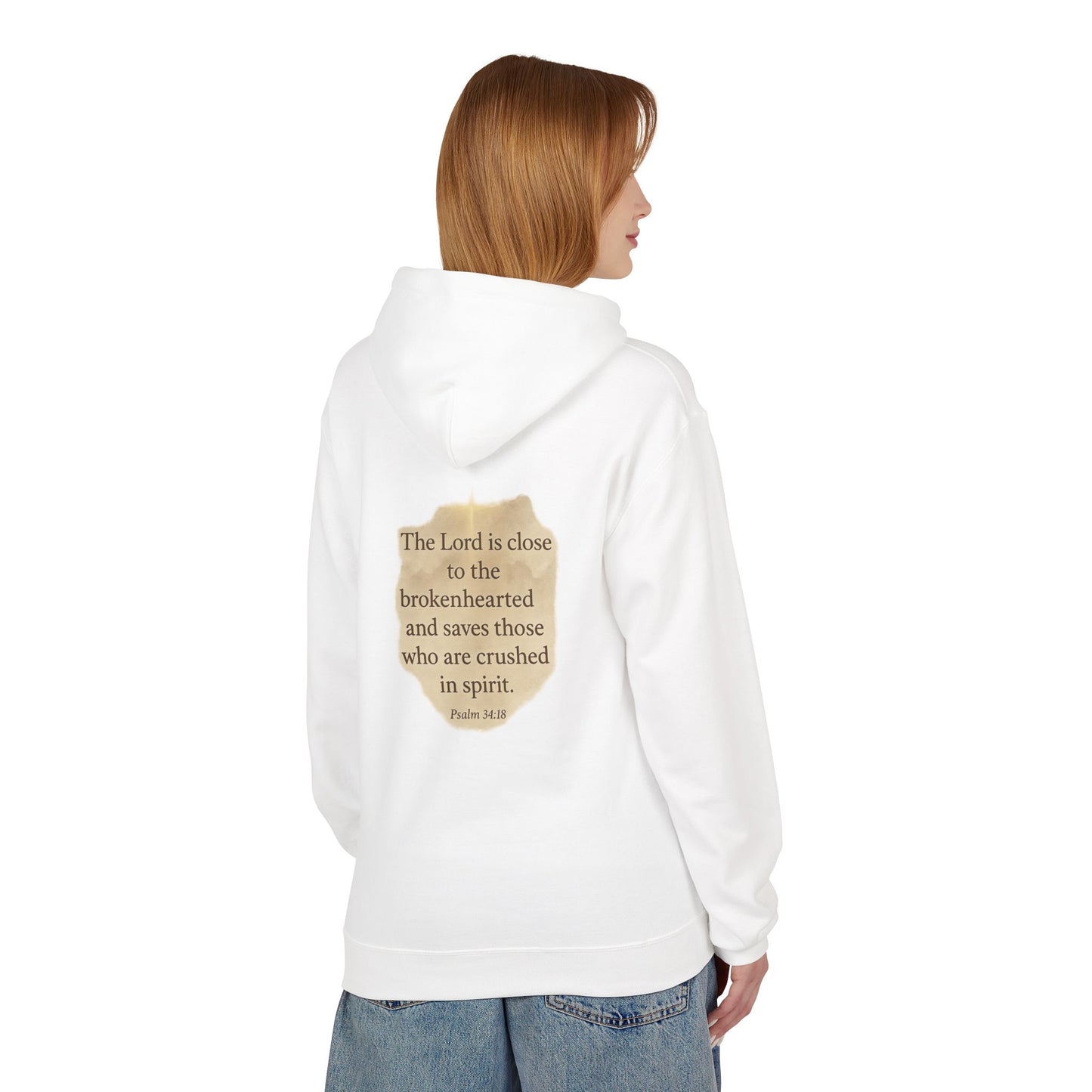Comforting Quote Hoodie, Unisex Fleece Sweatshirt, Inspirational Apparel, Gift for Friend, Cozy Layering Piece