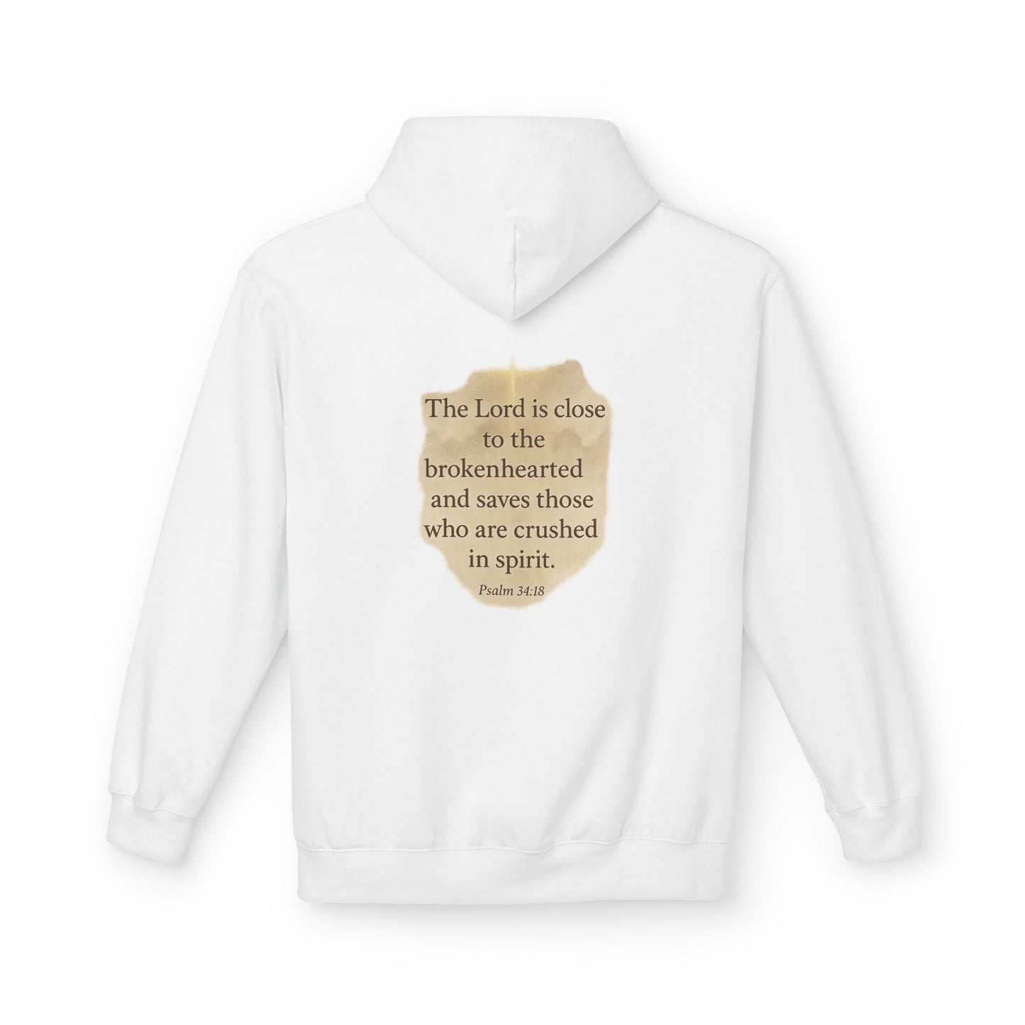 Comforting Quote Hoodie, Unisex Fleece Sweatshirt, Inspirational Apparel, Gift for Friend, Cozy Layering Piece