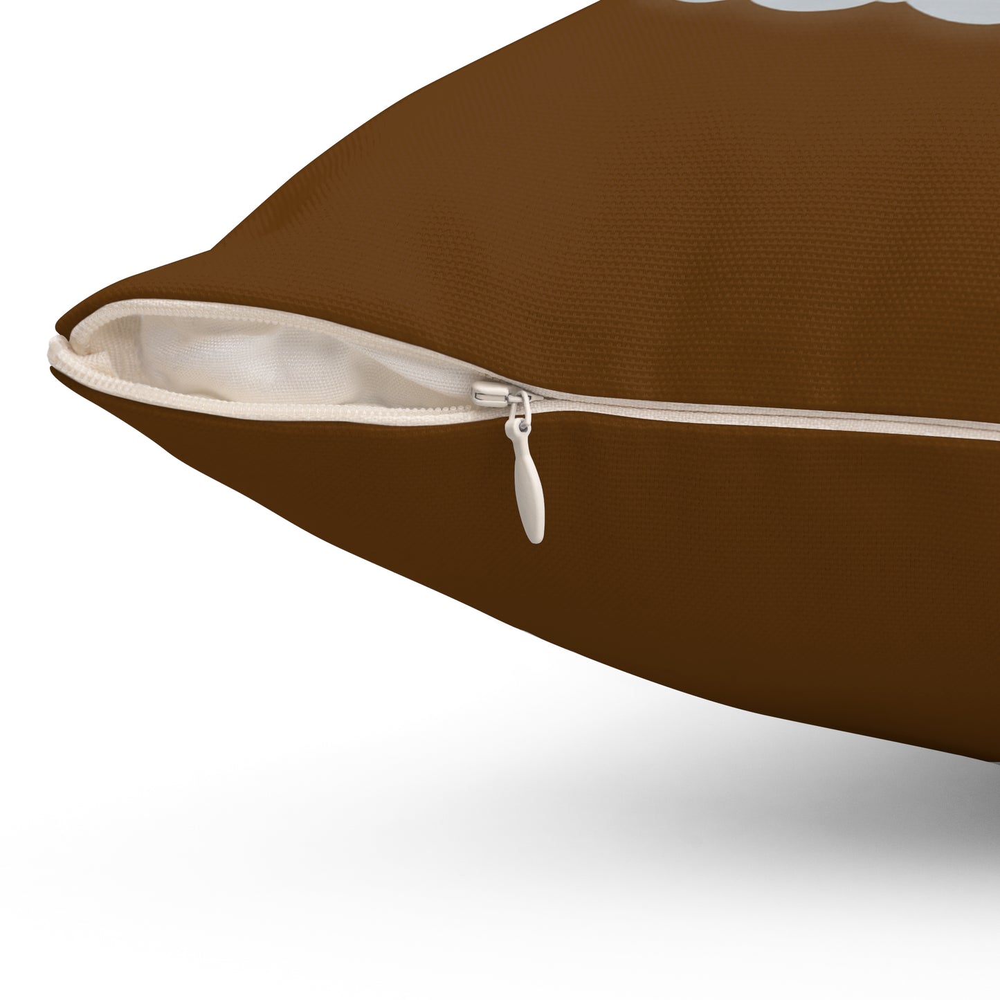 Spun Polyester Square Pillow with Inspirational Quote, Faith-Based Home Decor, Gift for Friends, Spiritual Living Room Accent