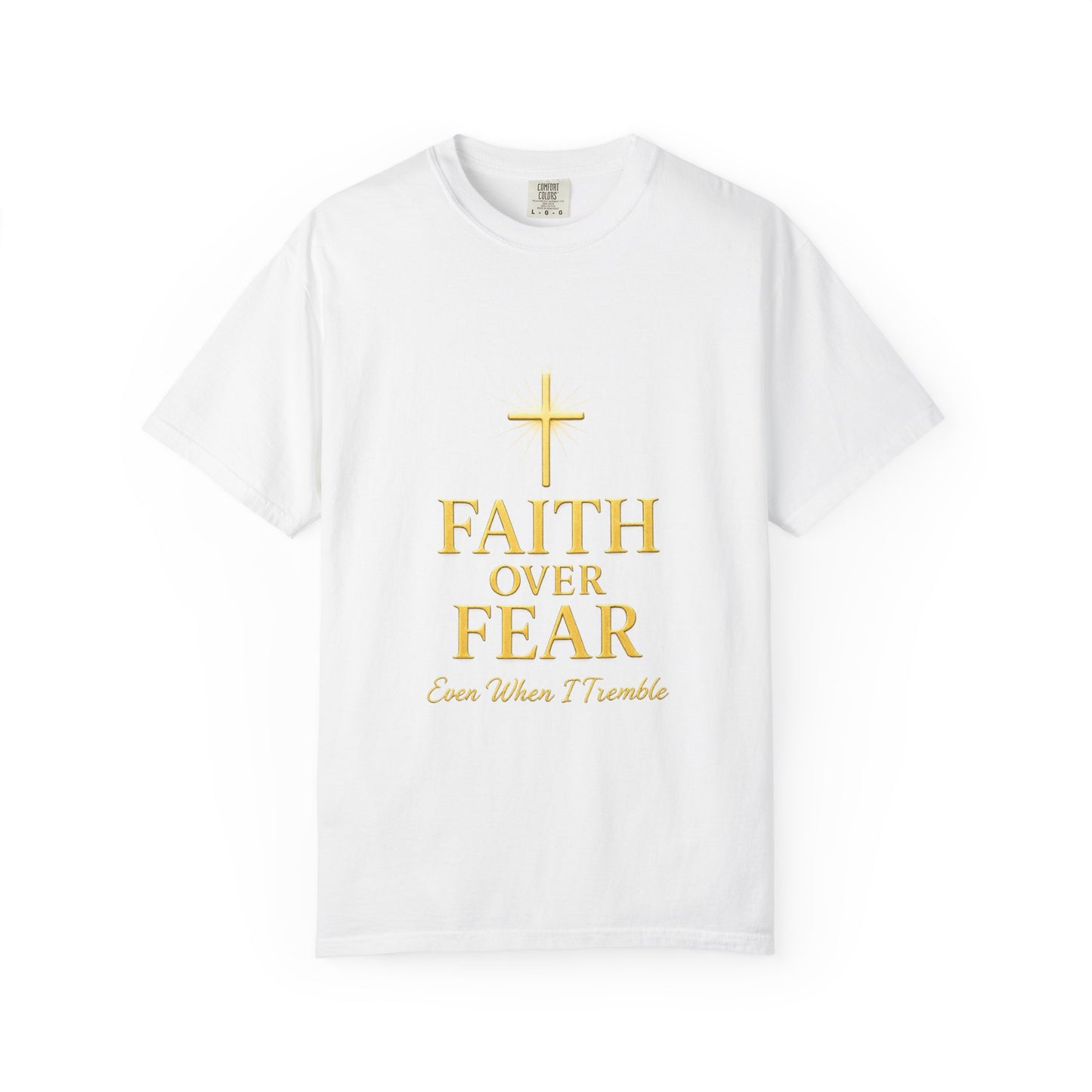 Faith Over Fear Unisex T-Shirt | Inspirational Tee for Faith lovers, Believers, Christians, Motivational Gifts, Everyday Wear