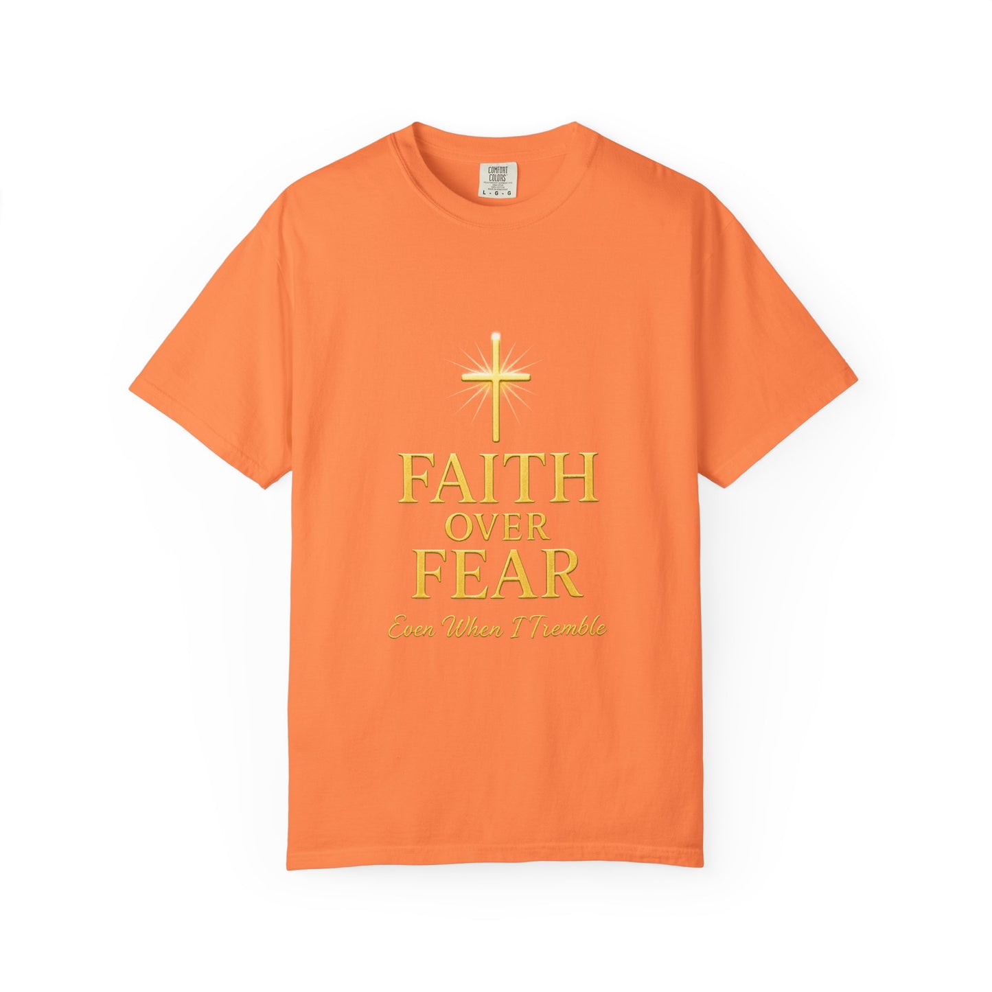 Faith Over Fear Unisex T-Shirt | Inspirational Tee for Faith lovers, Believers, Christians, Motivational Gifts, Everyday Wear