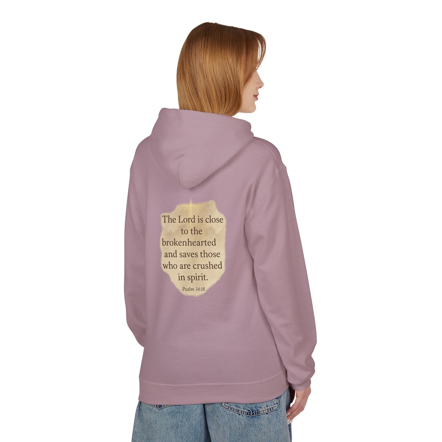 Comforting Quote Hoodie, Unisex Fleece Sweatshirt, Inspirational Apparel, Gift for Friend, Cozy Layering Piece