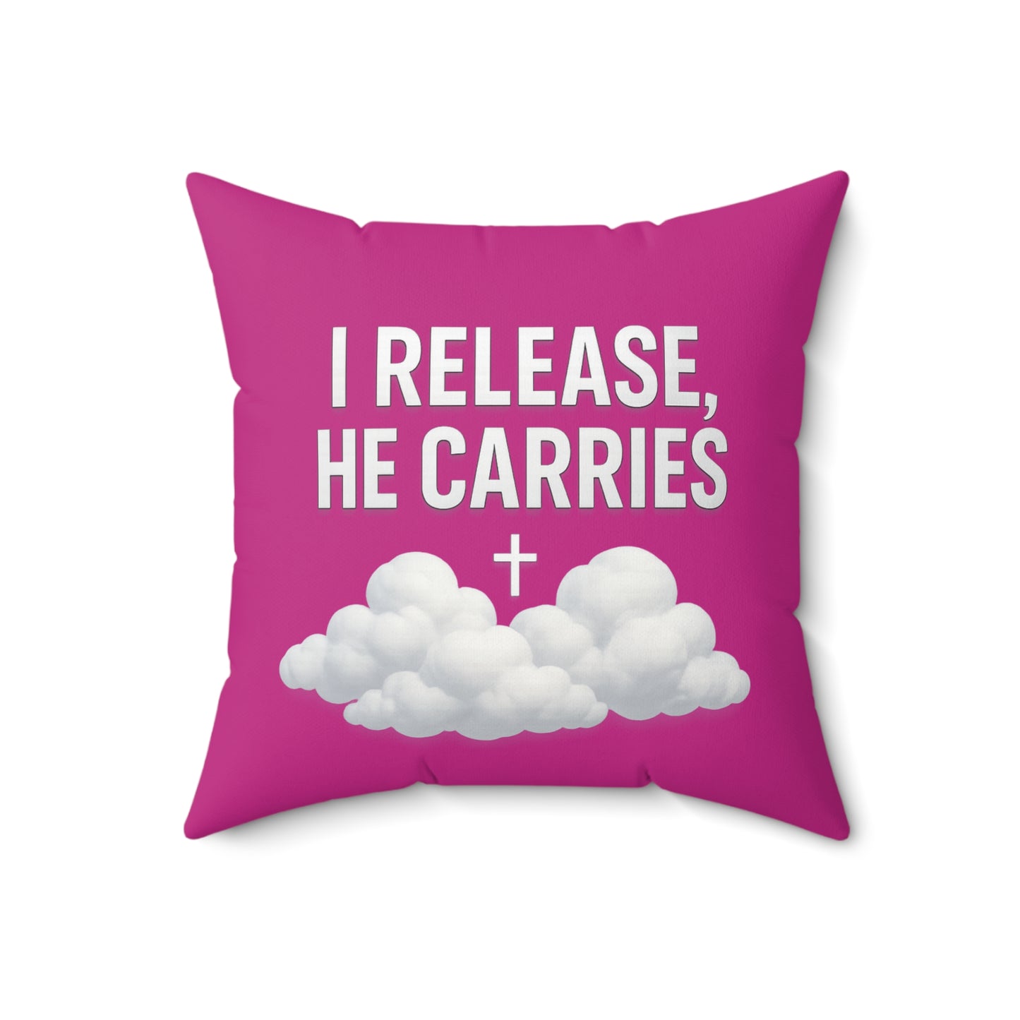 Spun Polyester Square Pillow