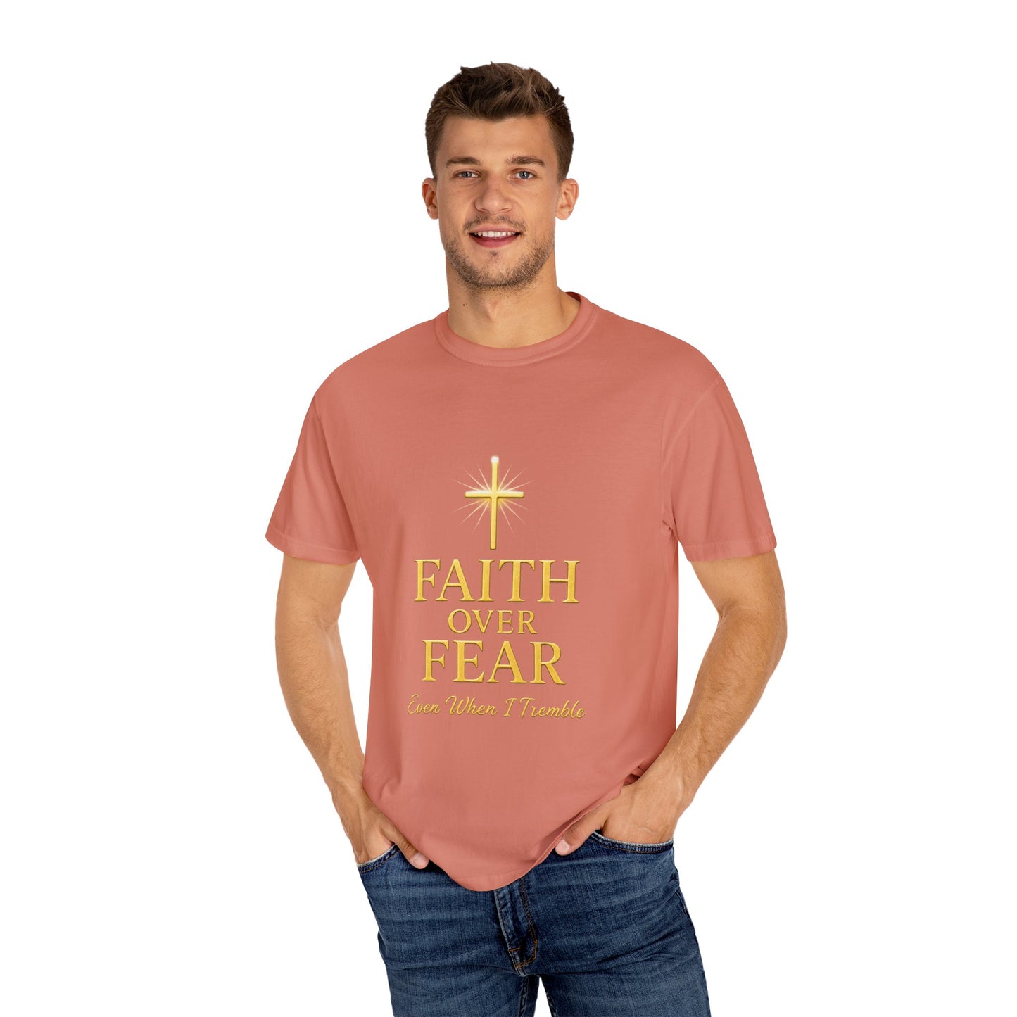Faith Over Fear Unisex T-Shirt | Inspirational Tee for Faith lovers, Believers, Christians, Motivational Gifts, Everyday Wear