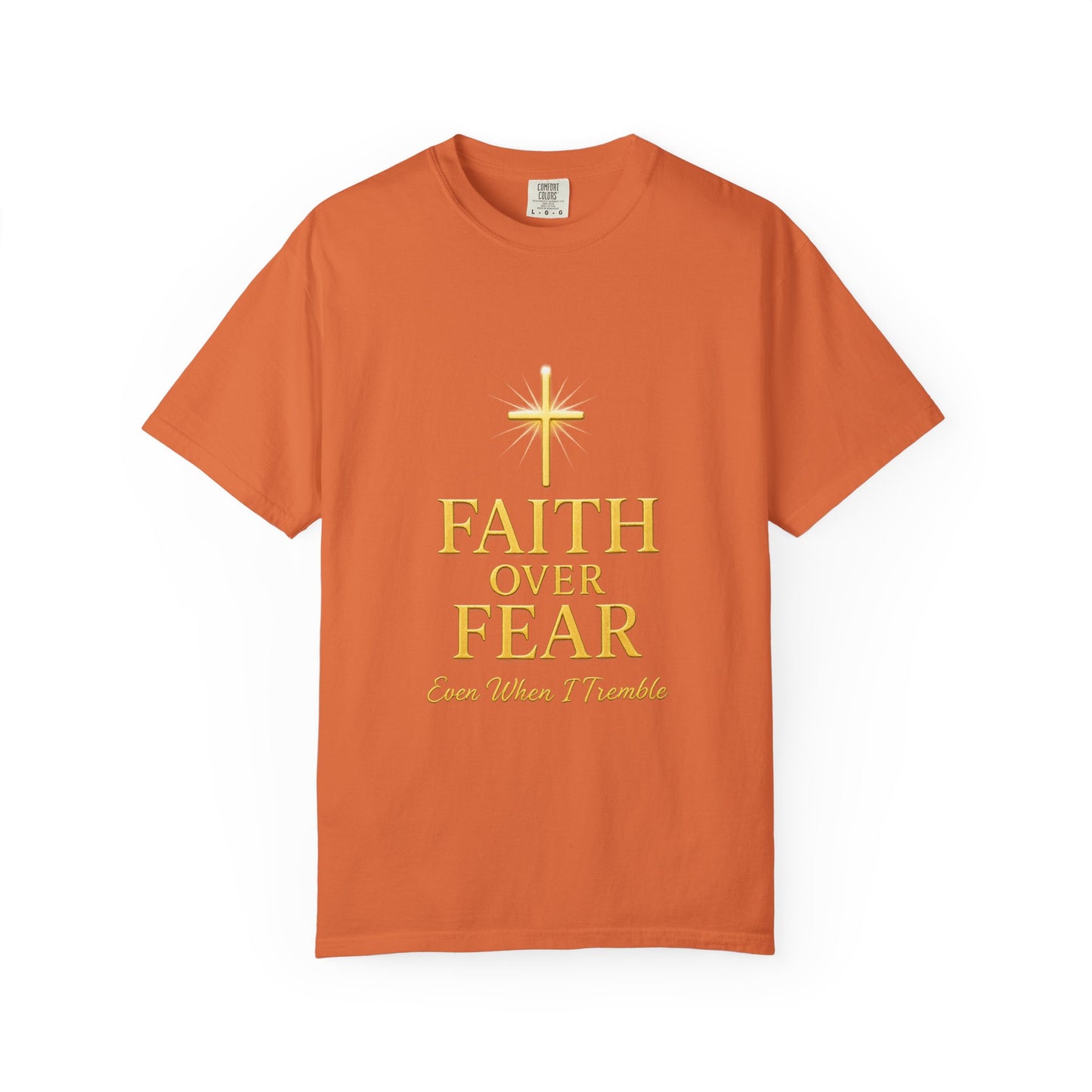 Faith Over Fear Unisex T-Shirt | Inspirational Tee for Faith lovers, Believers, Christians, Motivational Gifts, Everyday Wear