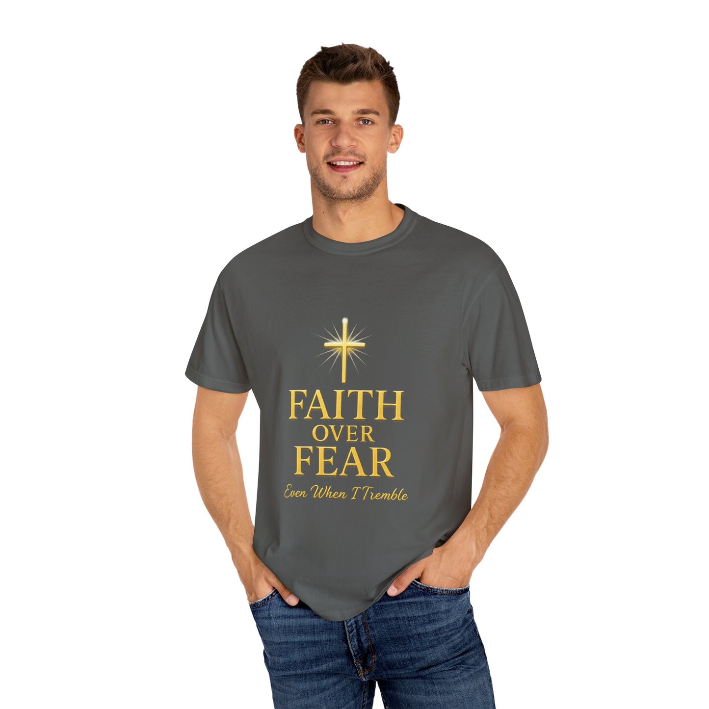 Faith Over Fear Unisex T-Shirt | Inspirational Tee for Faith lovers, Believers, Christians, Motivational Gifts, Everyday Wear