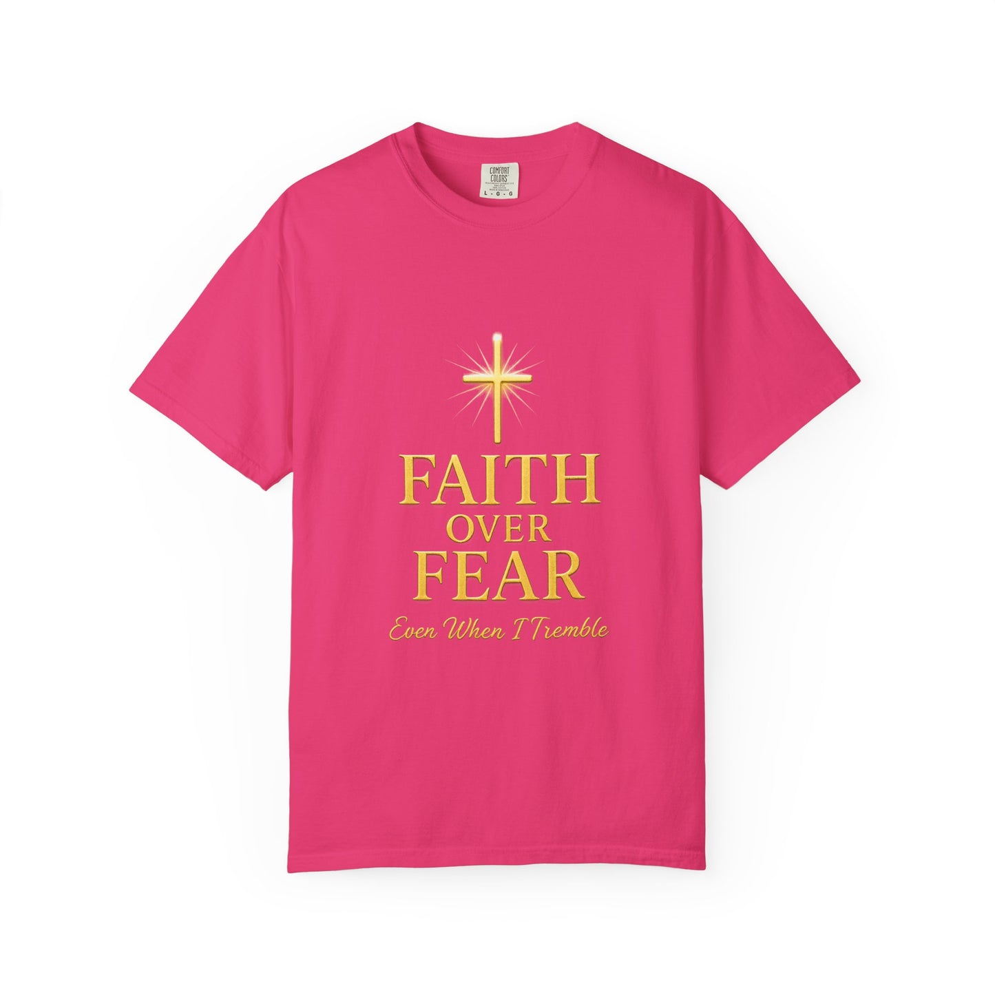 Faith Over Fear Unisex T-Shirt | Inspirational Tee for Faith lovers, Believers, Christians, Motivational Gifts, Everyday Wear