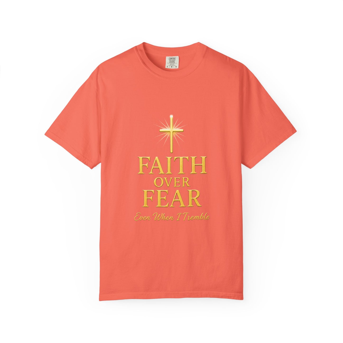Faith Over Fear Unisex T-Shirt | Inspirational Tee for Faith lovers, Believers, Christians, Motivational Gifts, Everyday Wear