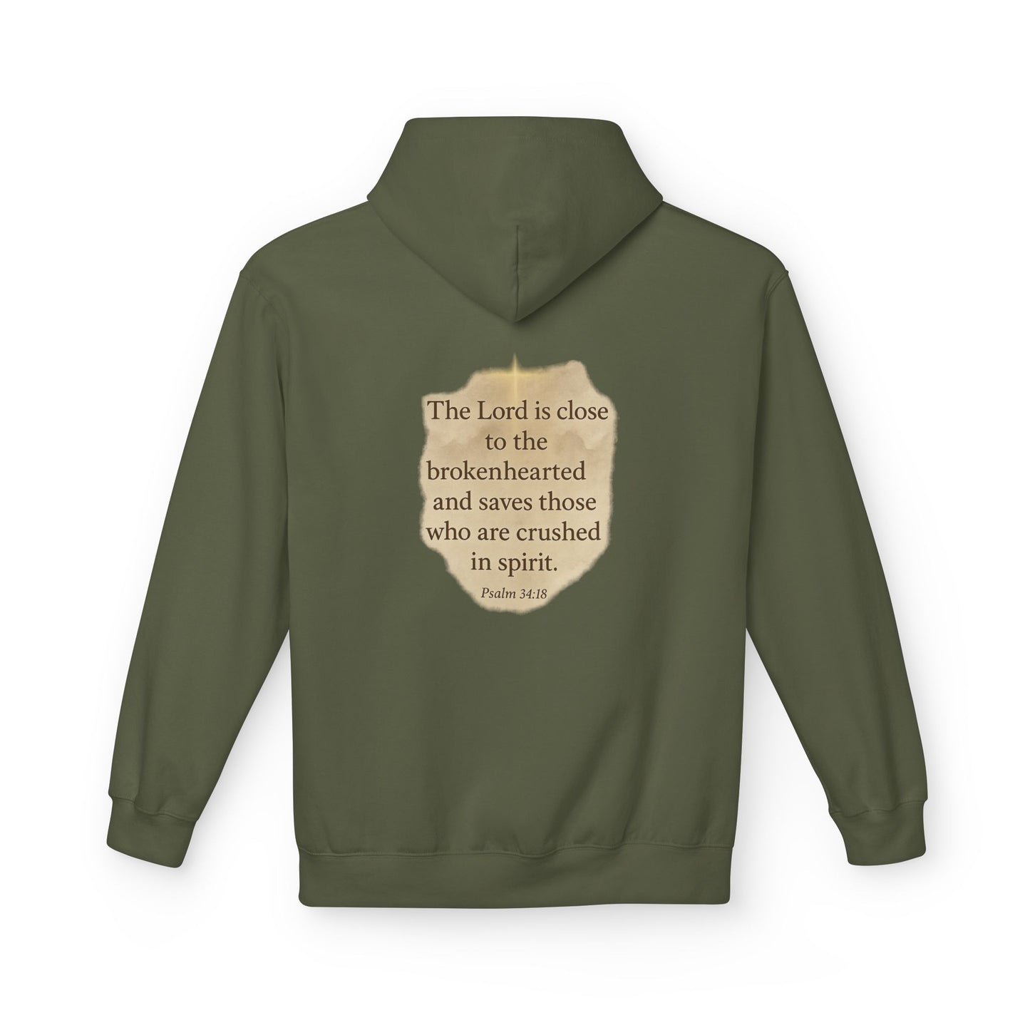 Comforting Quote Hoodie, Unisex Fleece Sweatshirt, Inspirational Apparel, Gift for Friend, Cozy Layering Piece