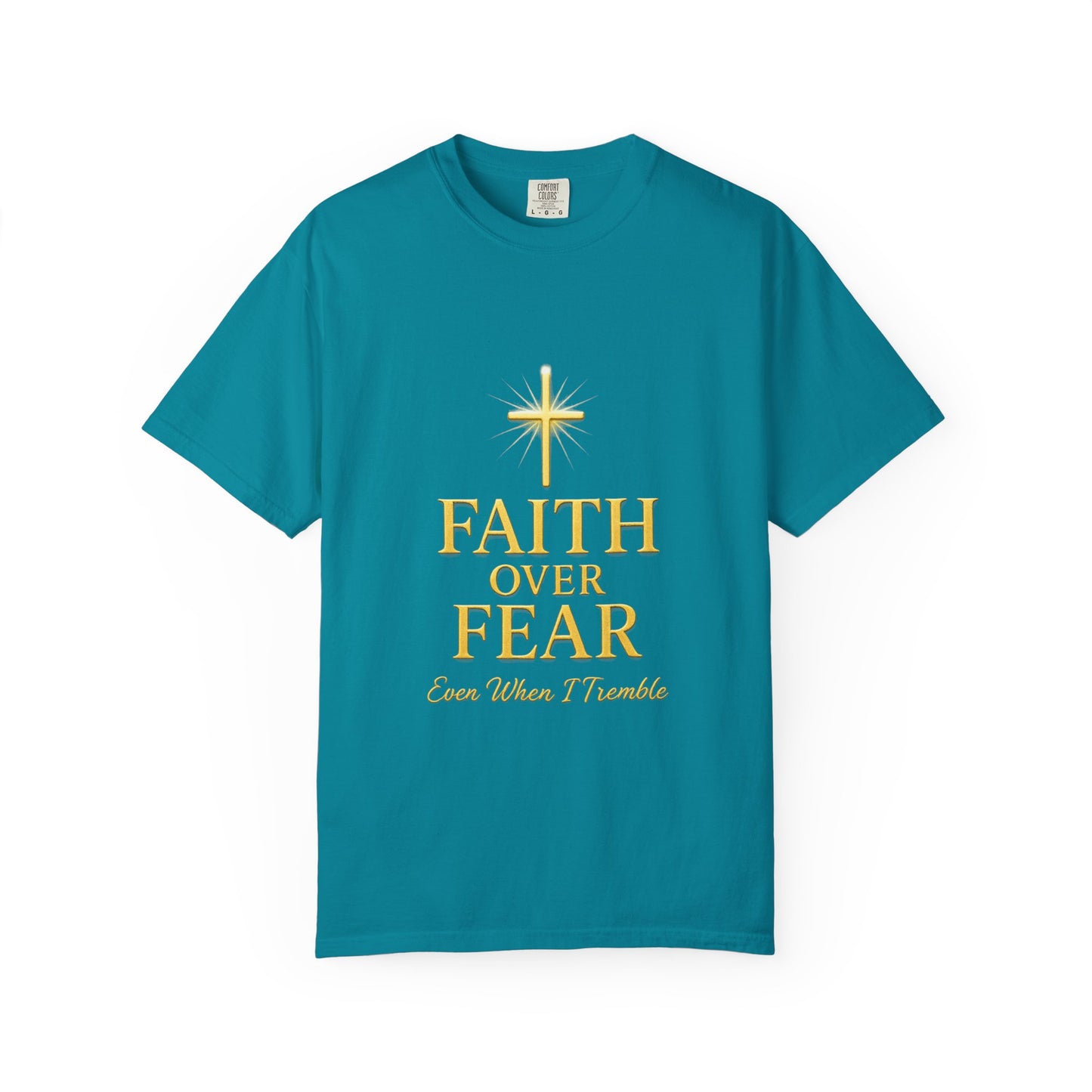 Faith Over Fear Unisex T-Shirt | Inspirational Tee for Faith lovers, Believers, Christians, Motivational Gifts, Everyday Wear