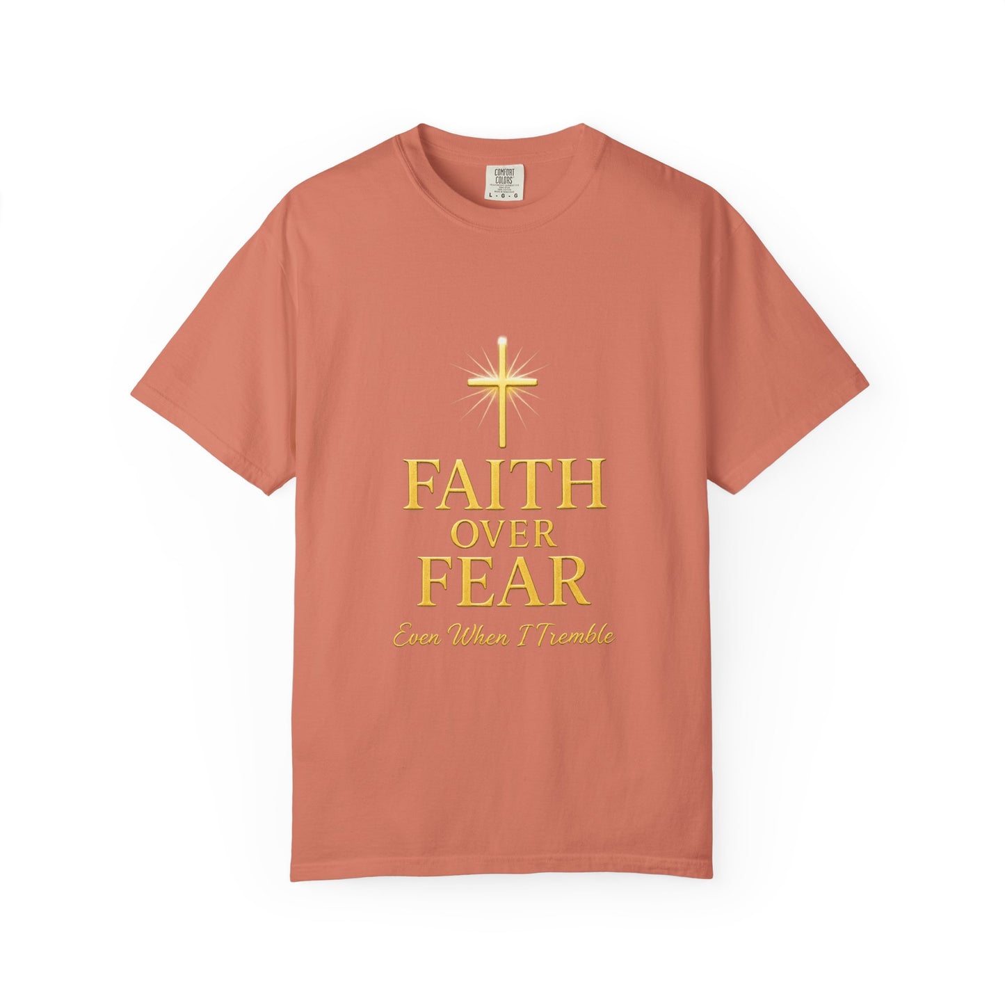 Faith Over Fear Unisex T-Shirt | Inspirational Tee for Faith lovers, Believers, Christians, Motivational Gifts, Everyday Wear