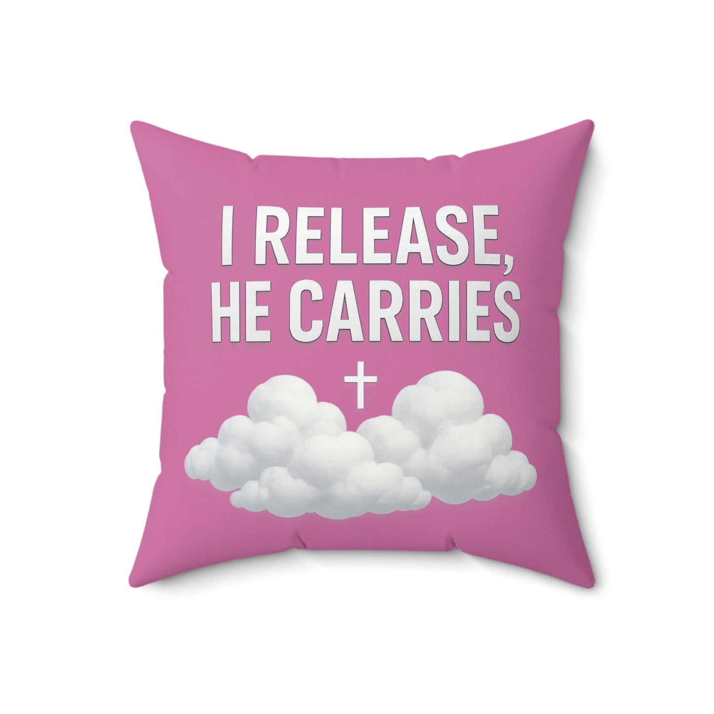 Inspirational Throw Pillow, Motivational Home Decor, Religious Gift, Uplifting Cushion, Stylish Accent for Living Room
