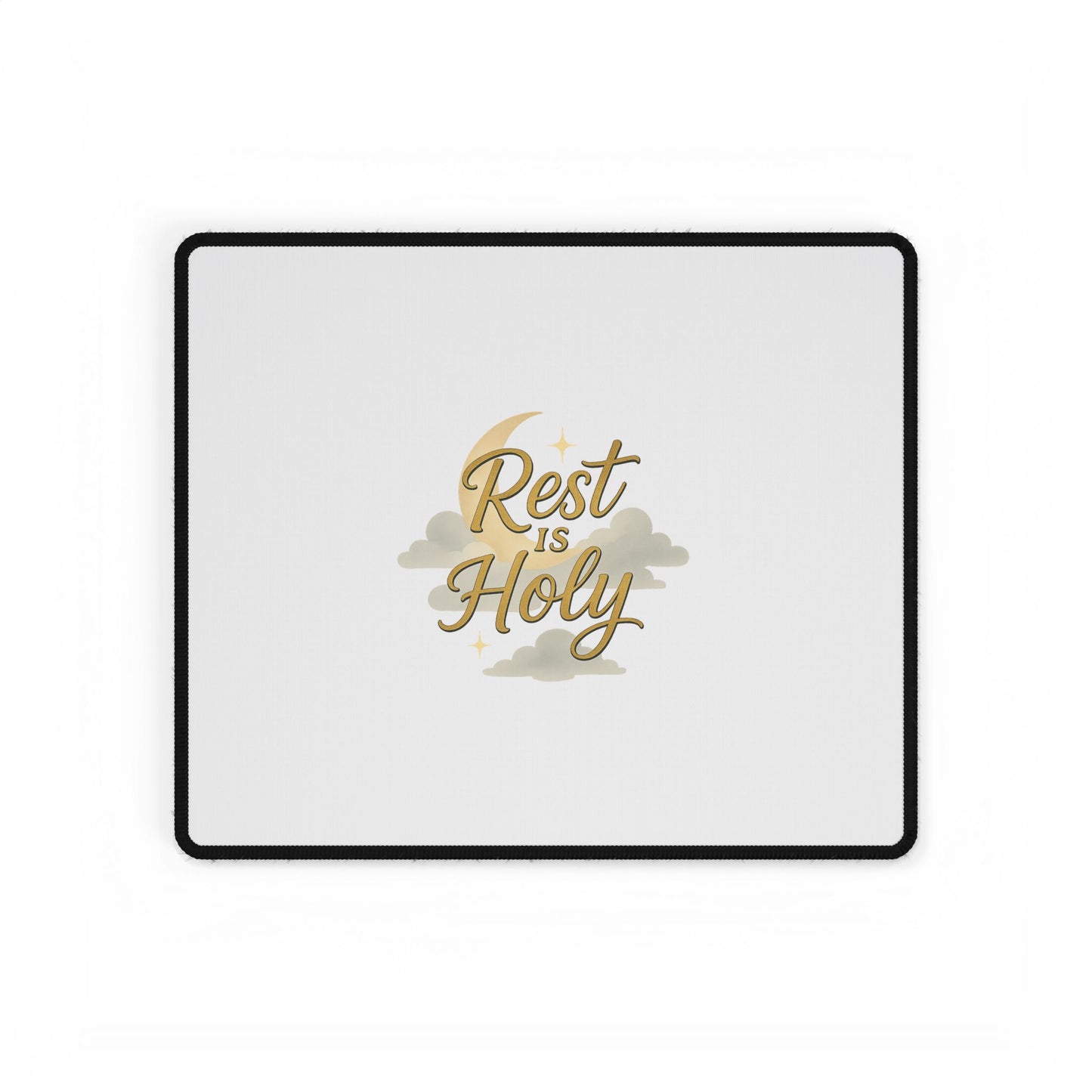 Rest is Holy Desk Mat, Inspirational Workspace Decor, Motivational Office Accessory, Perfect for Home Office, Gift for Students, [...]