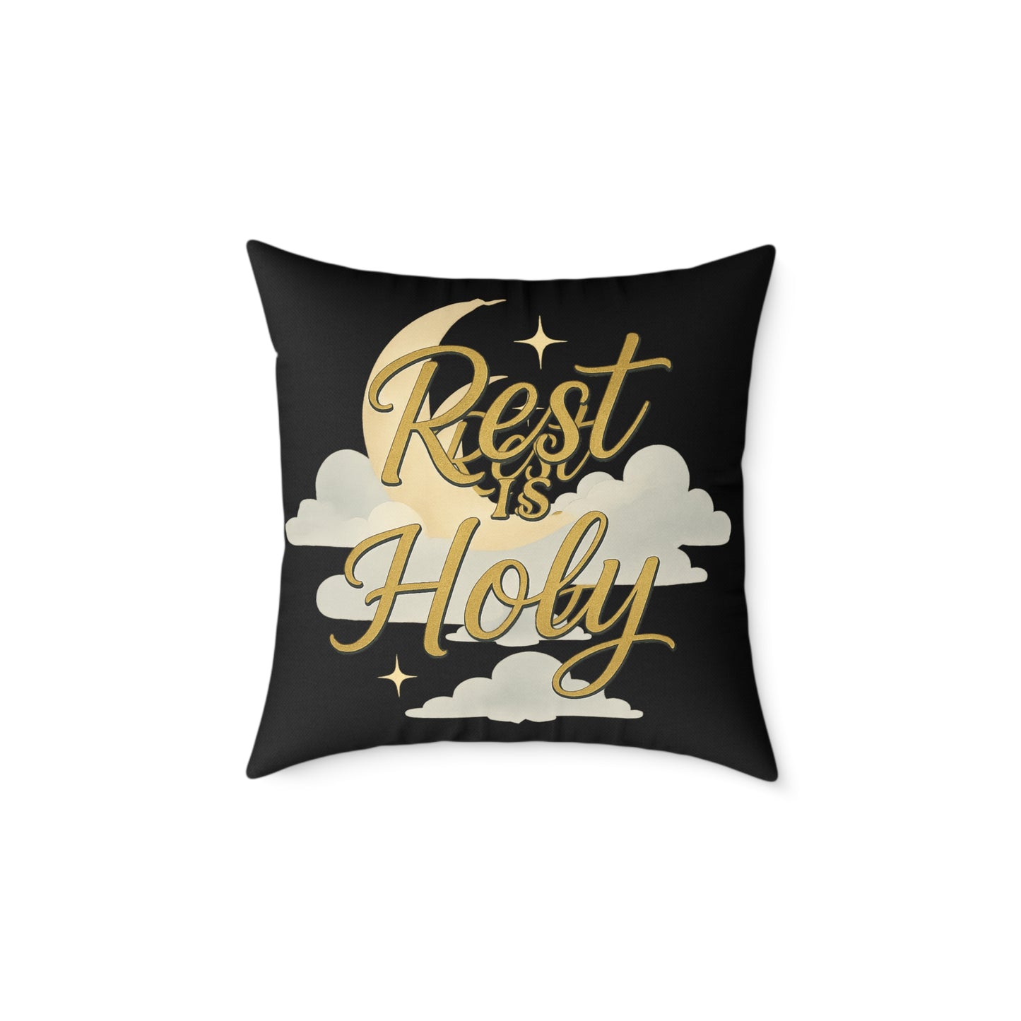 Square Poly Canvas Pillow