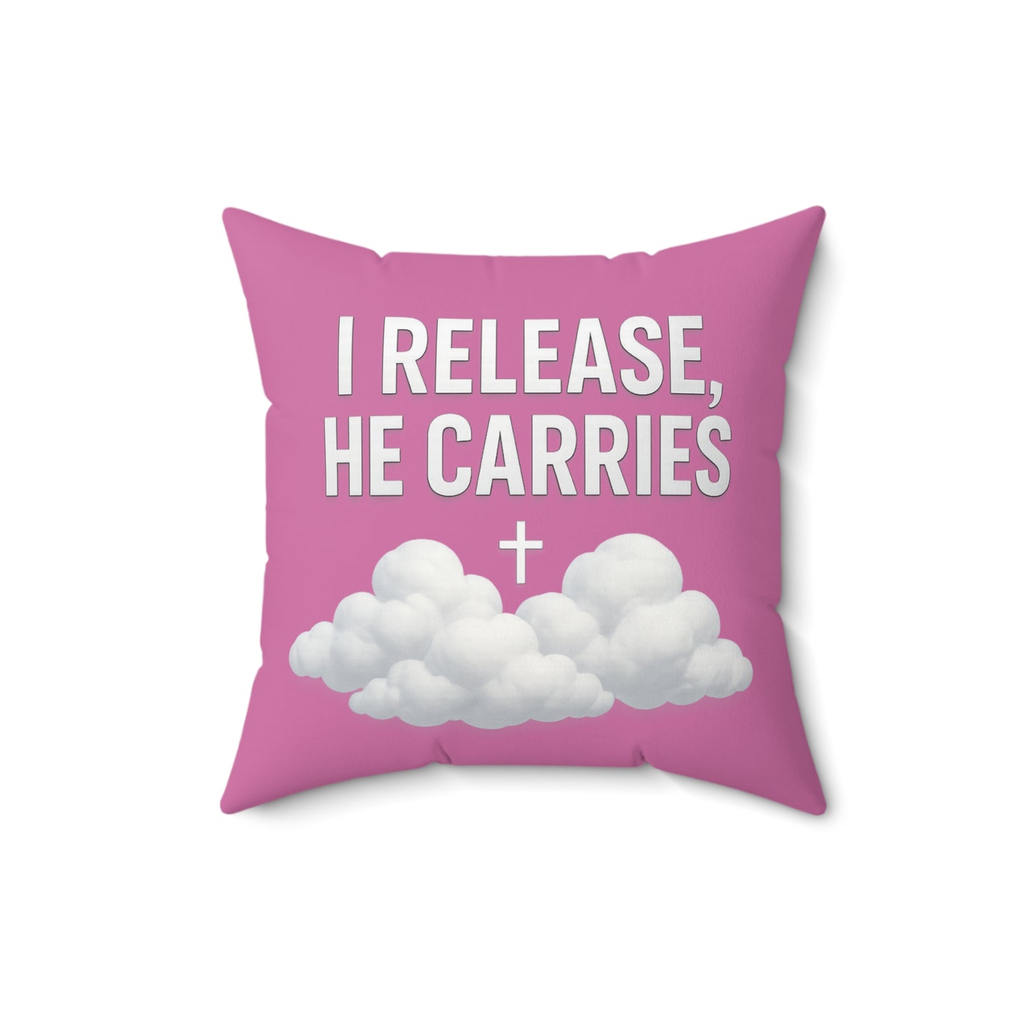 Inspirational Throw Pillow, Motivational Home Decor, Religious Gift, Uplifting Cushion, Stylish Accent for Living Room