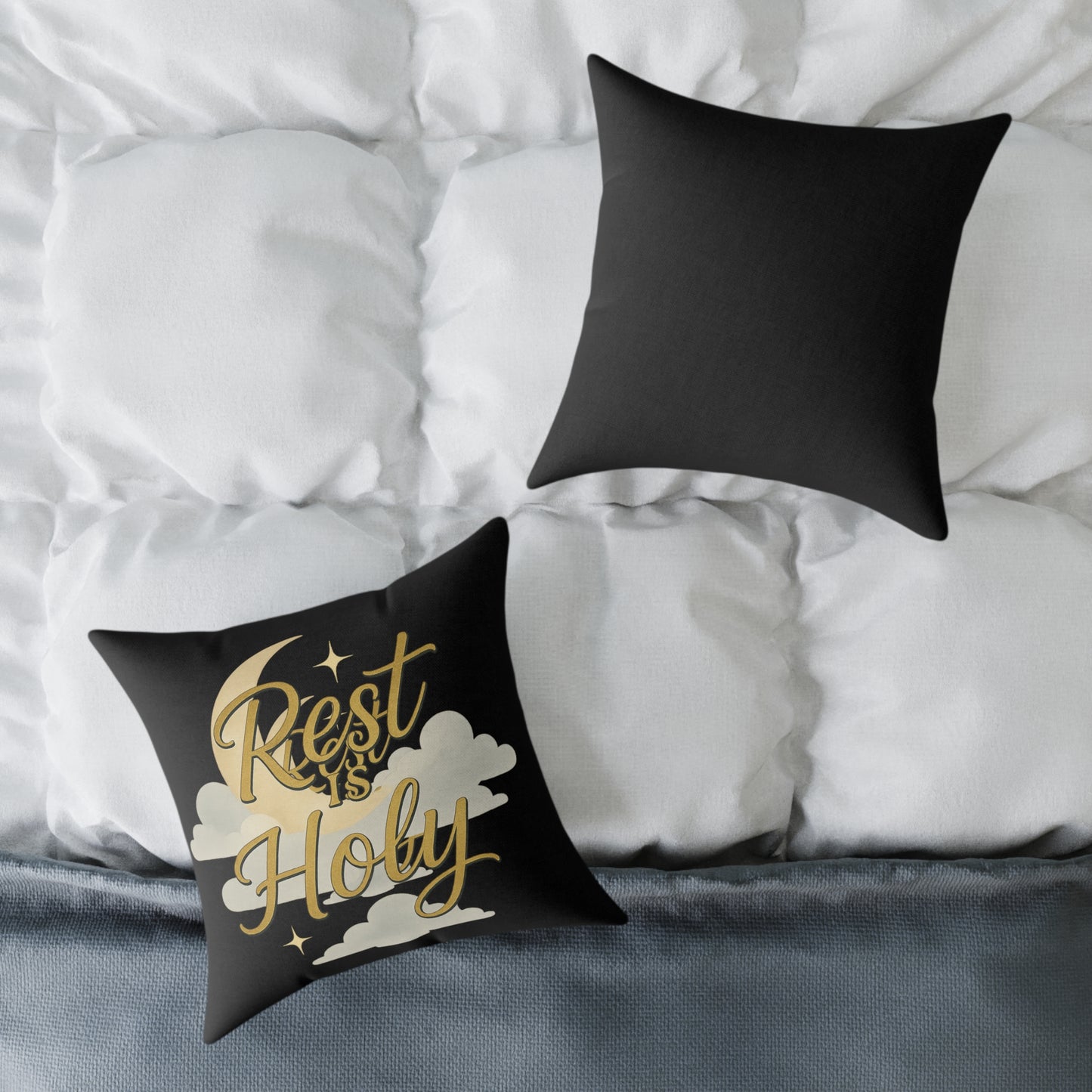 Square Poly Canvas Pillow