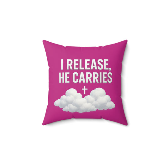 Spun Polyester Square Pillow