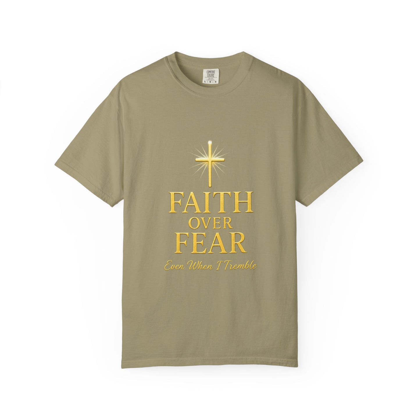 Faith Over Fear Unisex T-Shirt | Inspirational Tee for Faith lovers, Believers, Christians, Motivational Gifts, Everyday Wear