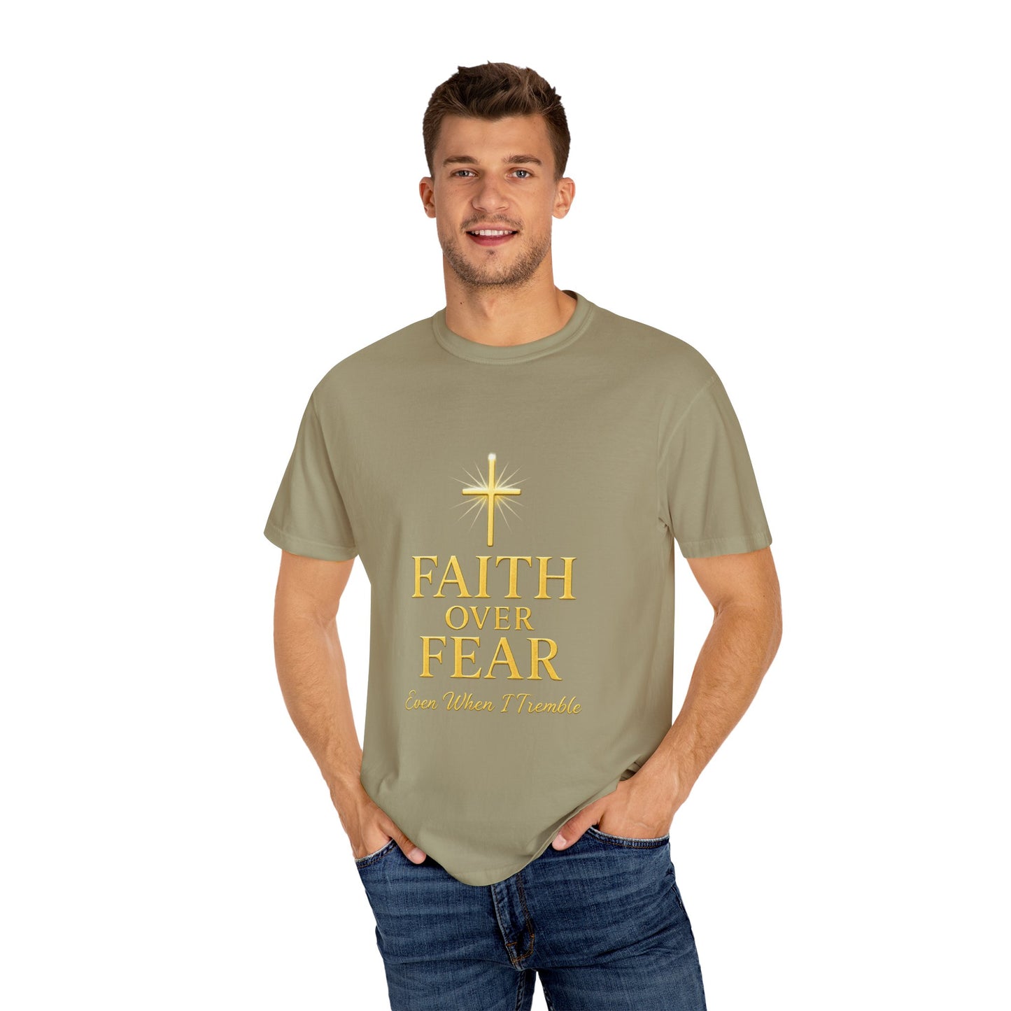 Faith Over Fear Unisex T-Shirt | Inspirational Tee for Faith lovers, Believers, Christians, Motivational Gifts, Everyday Wear