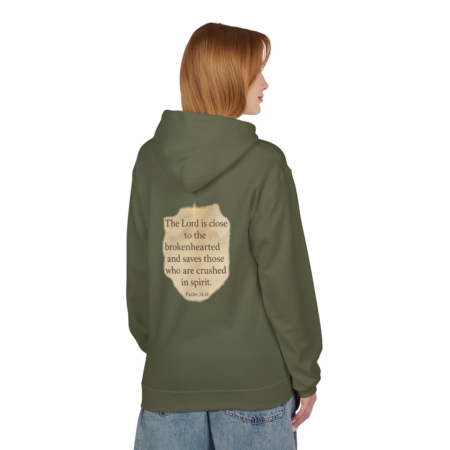 Comforting Quote Hoodie, Unisex Fleece Sweatshirt, Inspirational Apparel, Gift for Friend, Cozy Layering Piece
