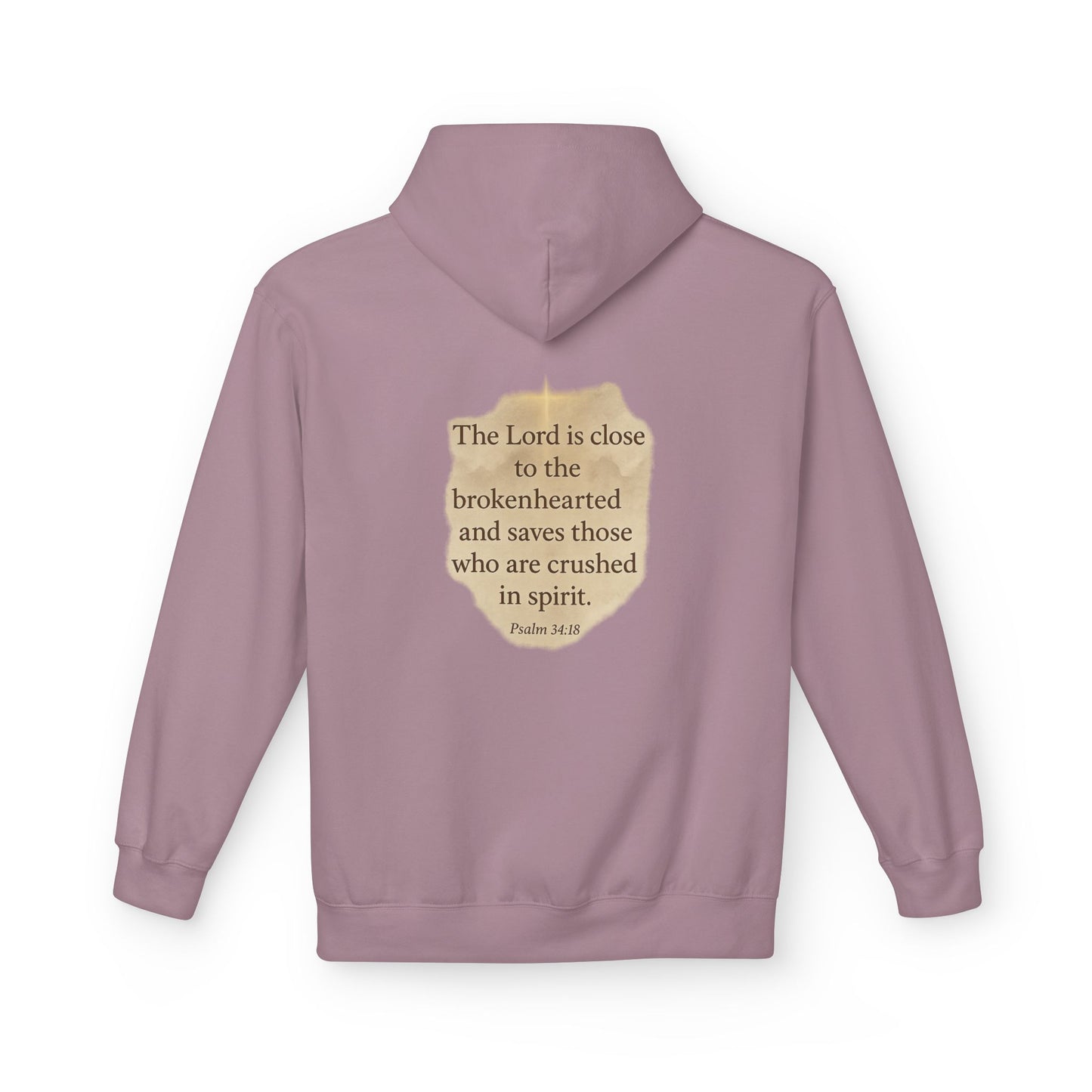 Comforting Quote Hoodie, Unisex Fleece Sweatshirt, Inspirational Apparel, Gift for Friend, Cozy Layering Piece