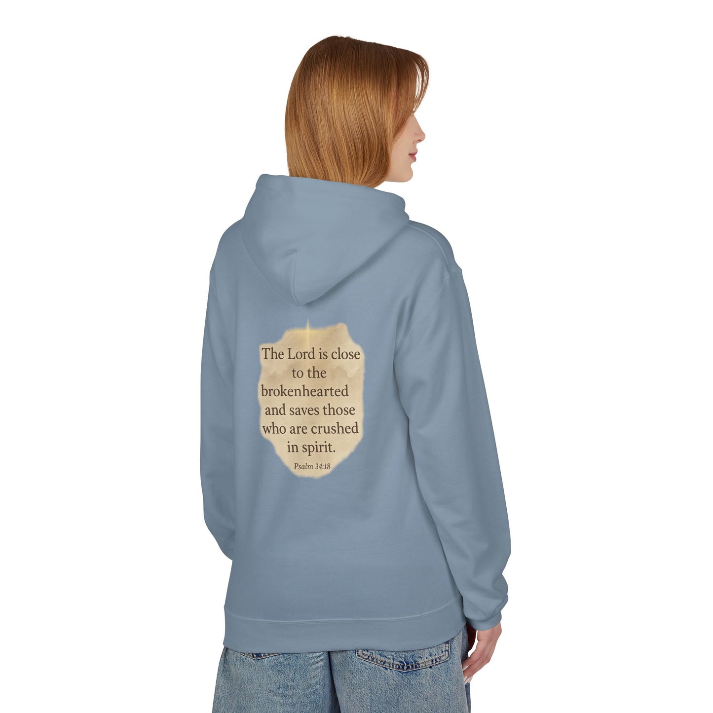 Comforting Quote Hoodie, Unisex Fleece Sweatshirt, Inspirational Apparel, Gift for Friend, Cozy Layering Piece