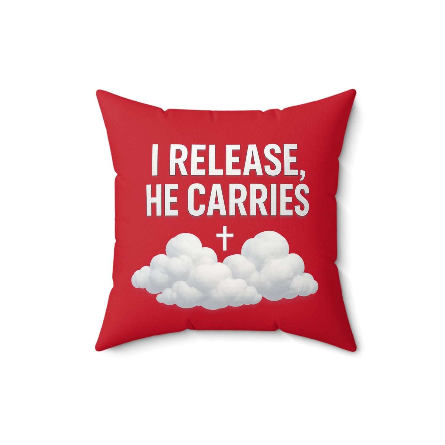 Faith-Inspired Throw Pillow with Inspirational Quote, Cozy Home Decor, Perfect Gift for Christians, Spiritual Living Room Accent, Red [...]