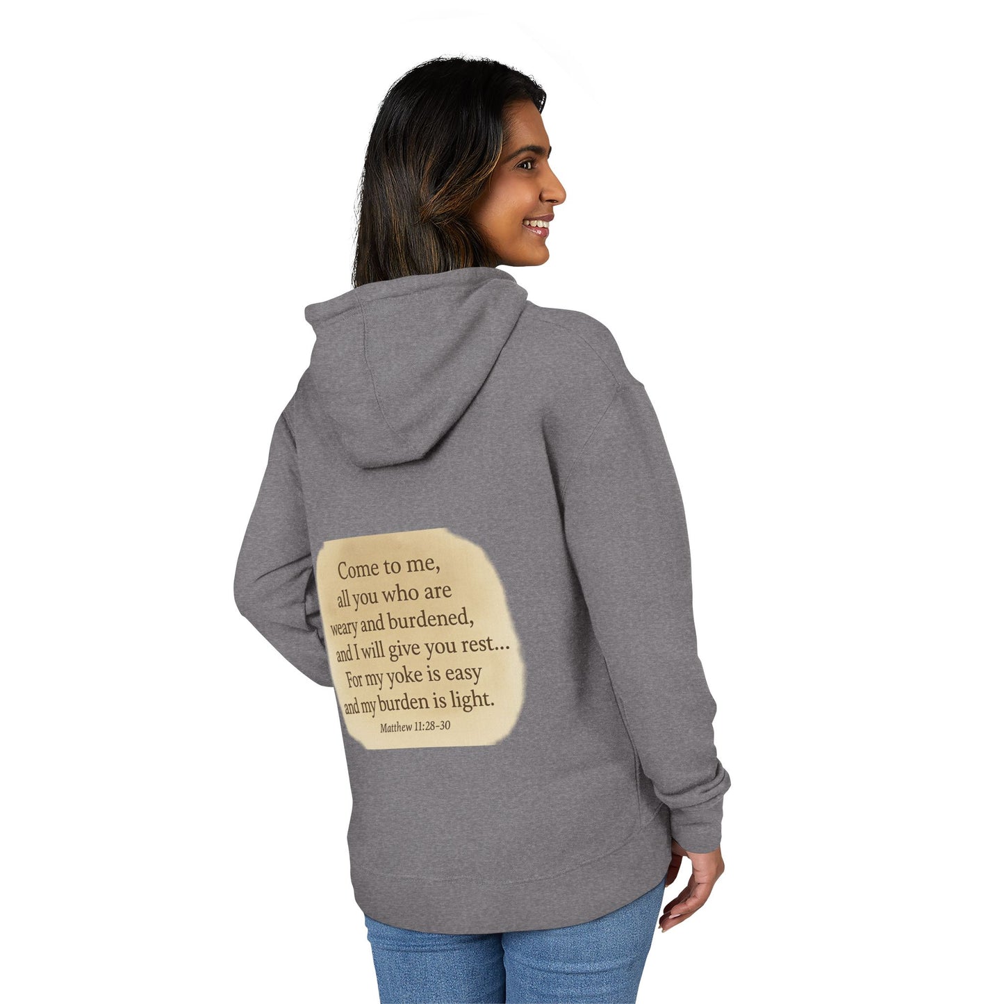 Unisex Inspirational Hoodie - I Release, He Carries - Cozy Pullover for Everyday Comfort, Gifts for Friends, Spiritual Motivation, [...]