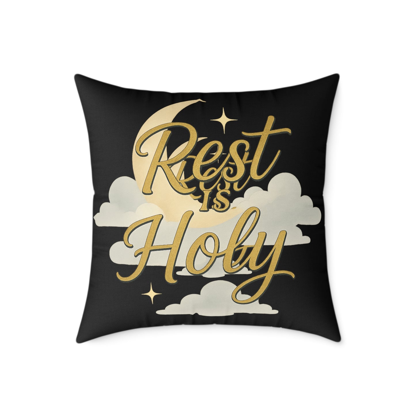 Square Poly Canvas Pillow