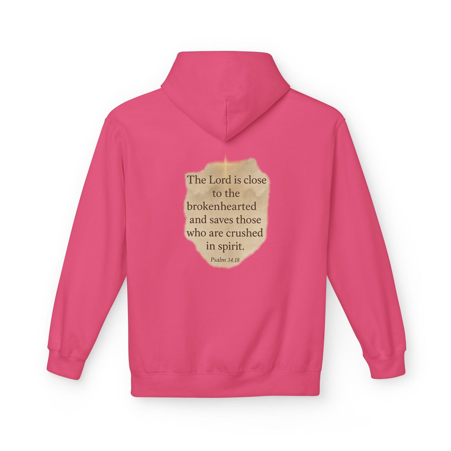 Comforting Quote Hoodie, Unisex Fleece Sweatshirt, Inspirational Apparel, Gift for Friend, Cozy Layering Piece