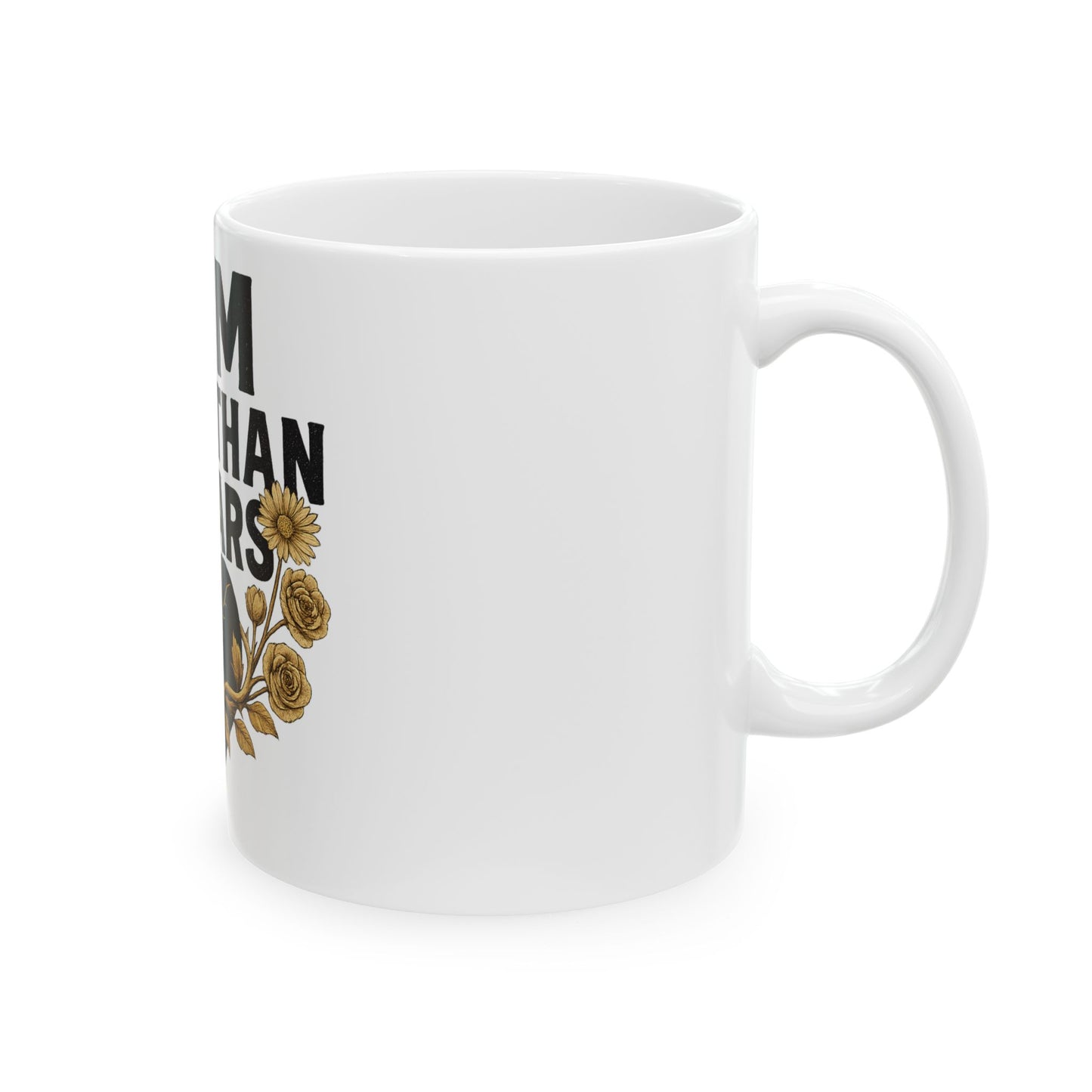 Empowering Ceramic Mug - More Than My Scars | Inspirational Gifts, Self-Love, Motivational Mug, Home & Office Decor