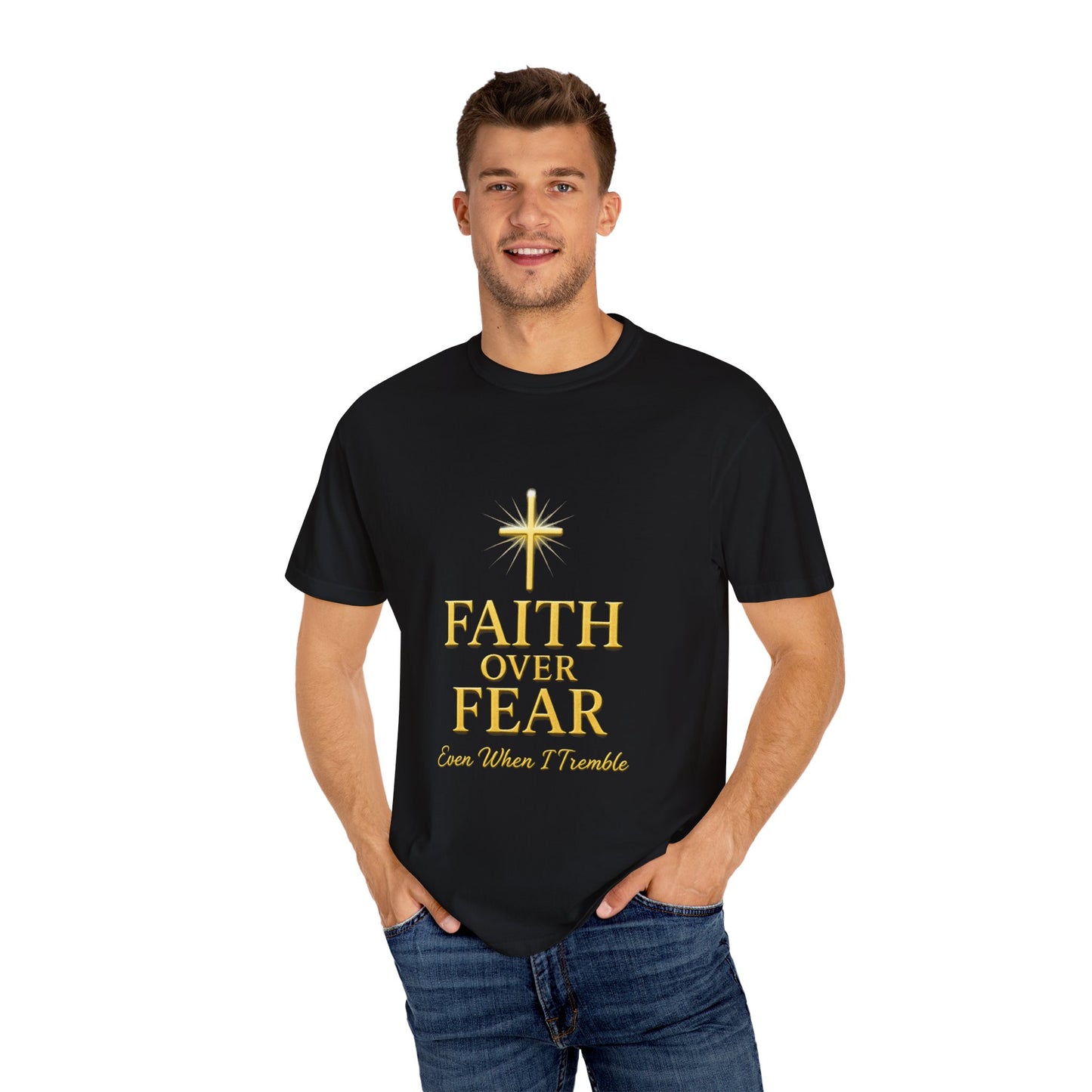 Faith Over Fear Unisex T-Shirt | Inspirational Tee for Faith lovers, Believers, Christians, Motivational Gifts, Everyday Wear