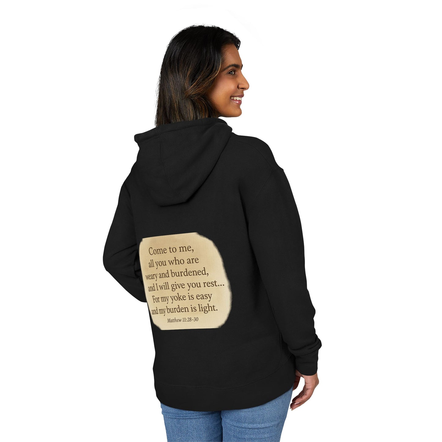 Unisex Inspirational Hoodie - I Release, He Carries - Cozy Pullover for Everyday Comfort, Gifts for Friends, Spiritual Motivation, [...]