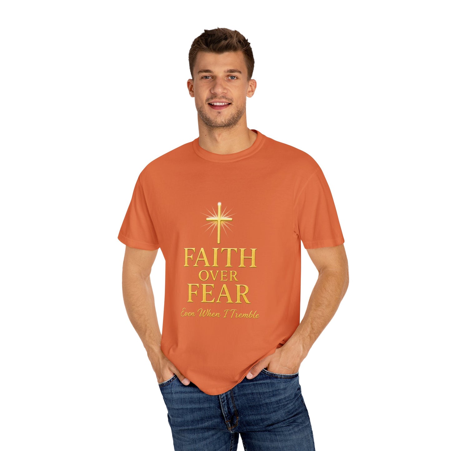 Faith Over Fear Unisex T-Shirt | Inspirational Tee for Faith lovers, Believers, Christians, Motivational Gifts, Everyday Wear