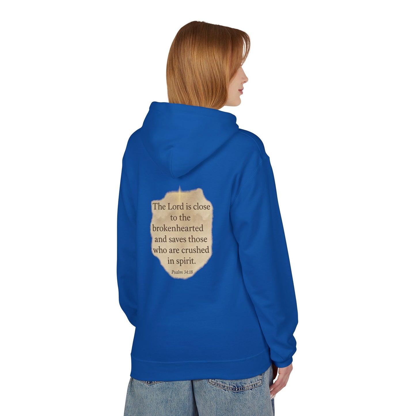 Comforting Quote Hoodie, Unisex Fleece Sweatshirt, Inspirational Apparel, Gift for Friend, Cozy Layering Piece