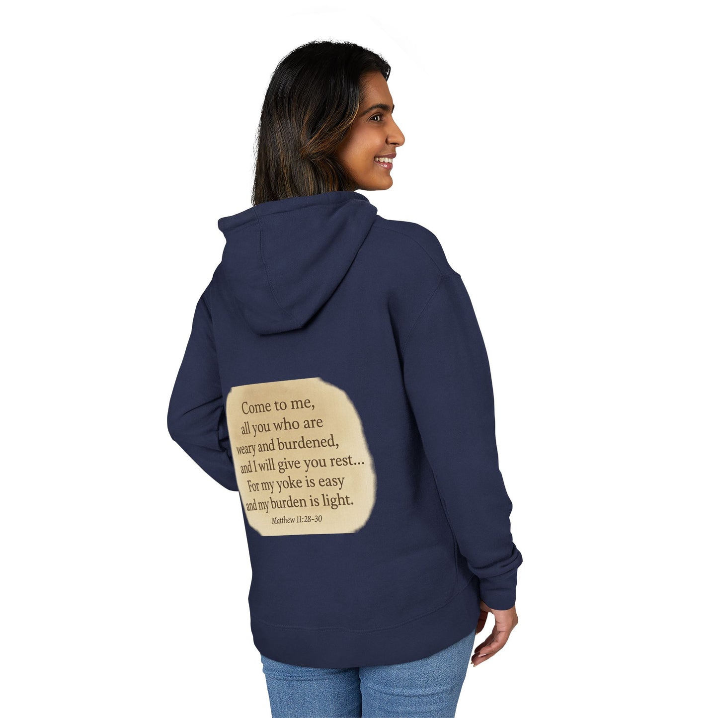 Unisex Inspirational Hoodie - I Release, He Carries - Cozy Pullover for Everyday Comfort, Gifts for Friends, Spiritual Motivation, [...]