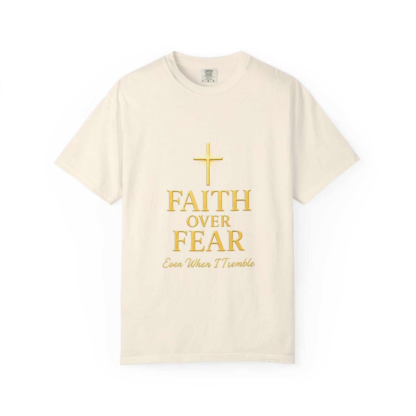 Faith Over Fear Unisex T-Shirt | Inspirational Tee for Faith lovers, Believers, Christians, Motivational Gifts, Everyday Wear