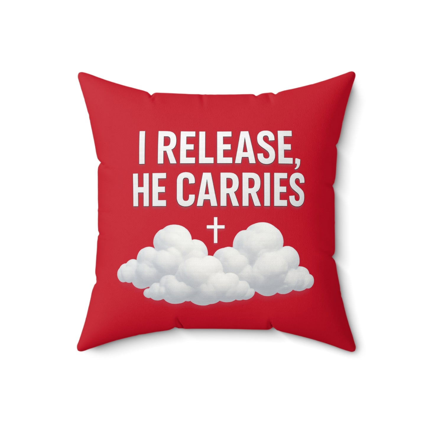 Faith-Inspired Throw Pillow with Inspirational Quote, Cozy Home Decor, Perfect Gift for Christians, Spiritual Living Room Accent, Red [...]