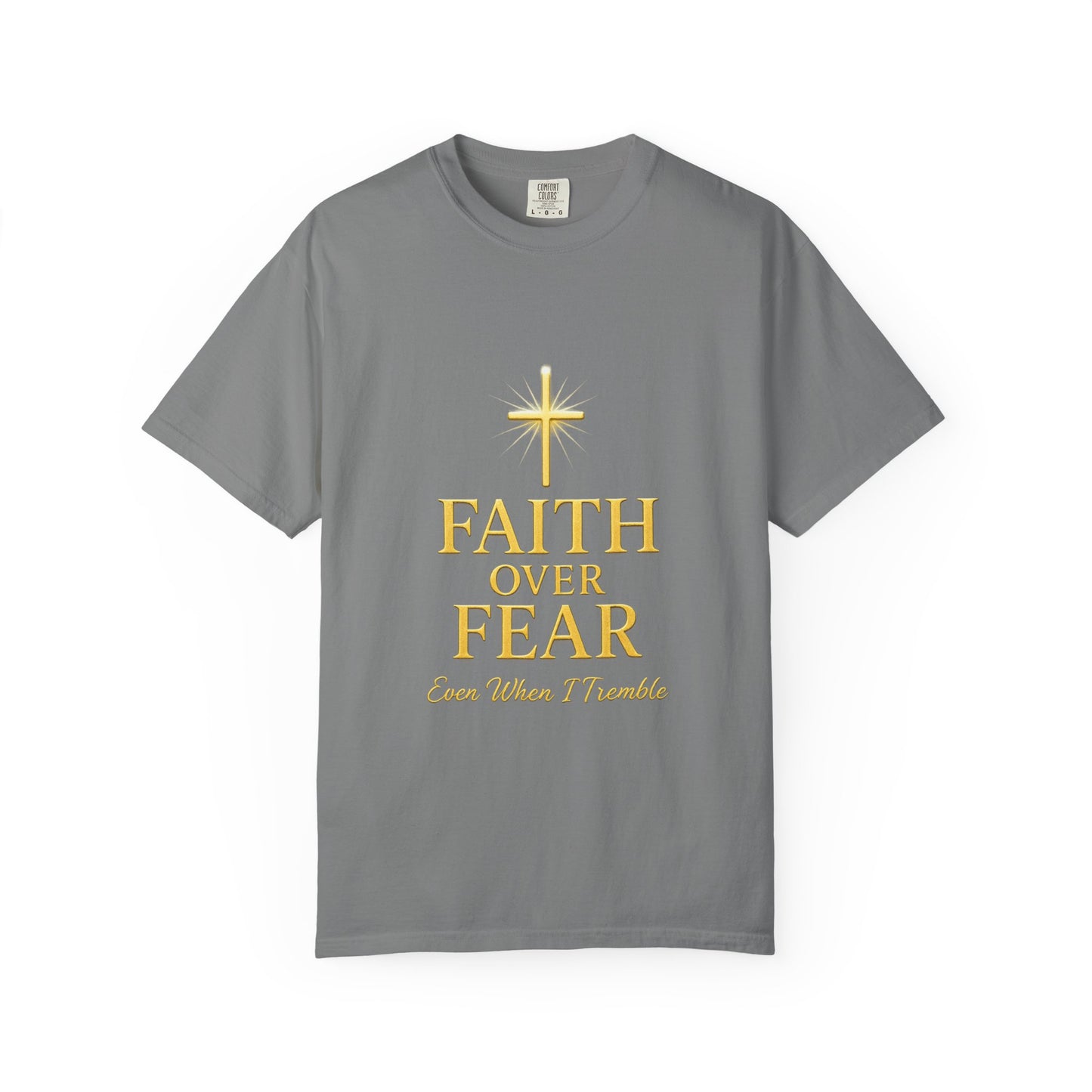 Faith Over Fear Unisex T-Shirt | Inspirational Tee for Faith lovers, Believers, Christians, Motivational Gifts, Everyday Wear